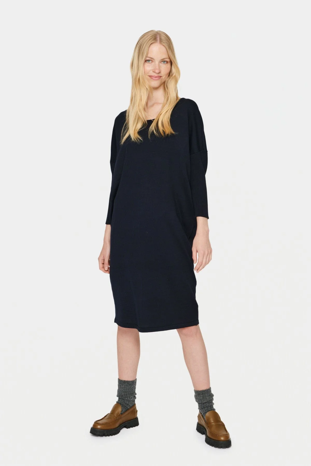 Mila Knitted Dress - Night Sky - Image 3