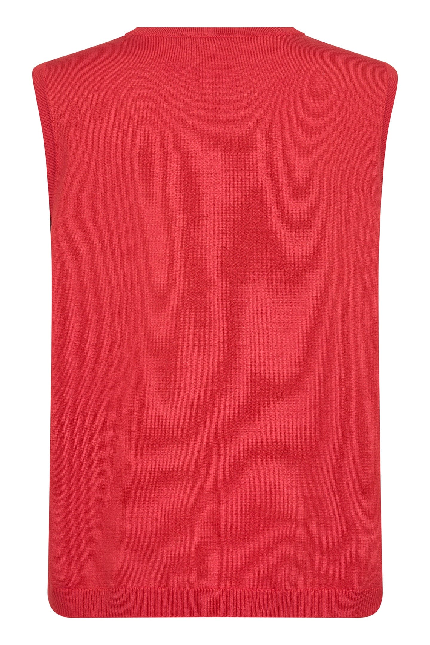 Mila Knitted Vest - Flame Scarlet - Image 3