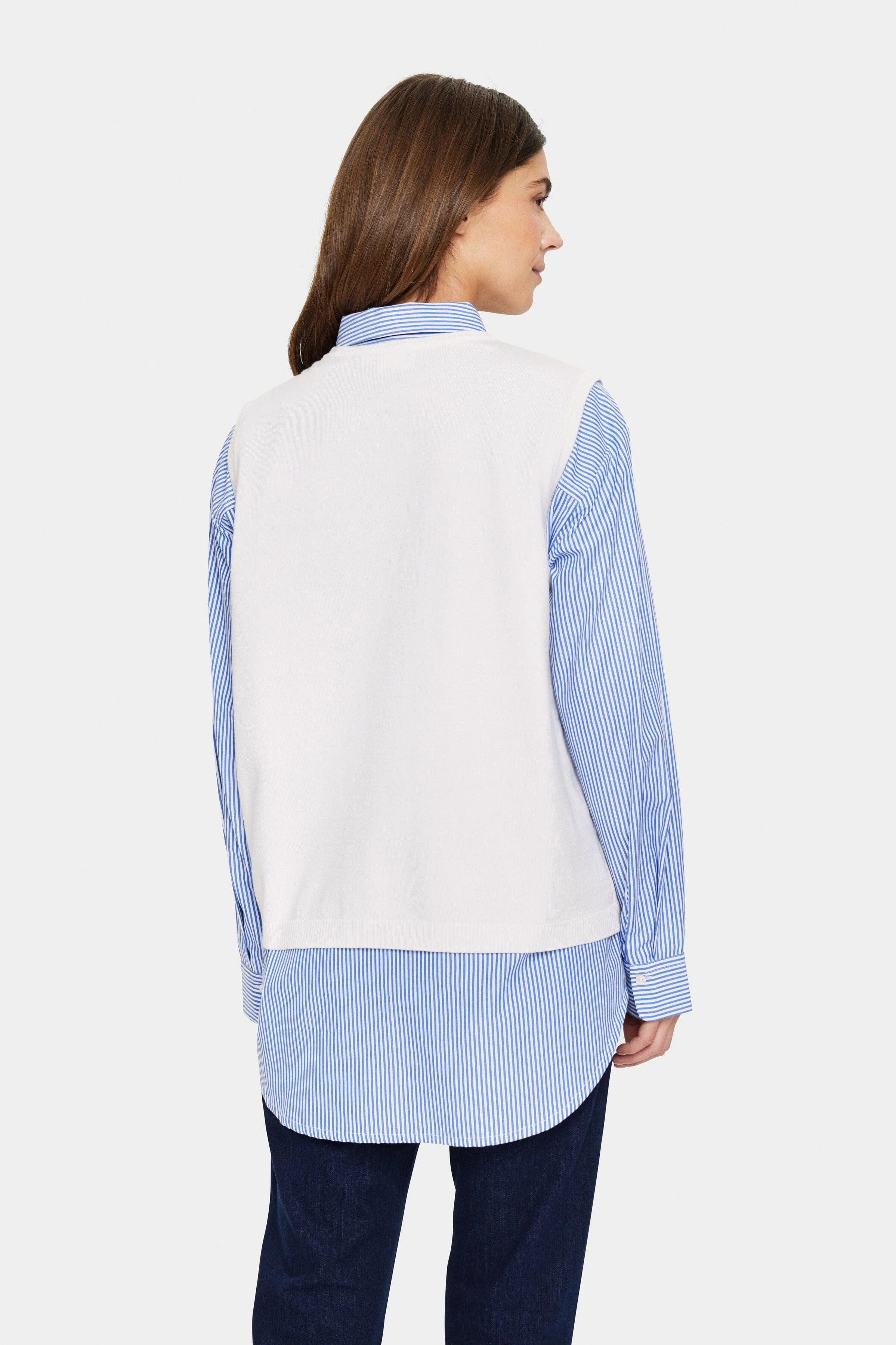 Mila Knitted Vest - Ice - Image 4