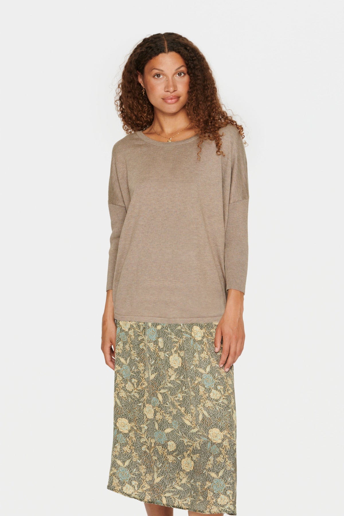 Mila Round Neck Jumper - Atmos Melange - Image 3