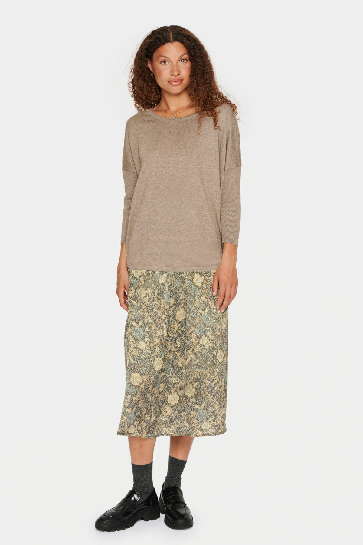 Mila Round Neck Jumper - Atmos Melange - Image 4