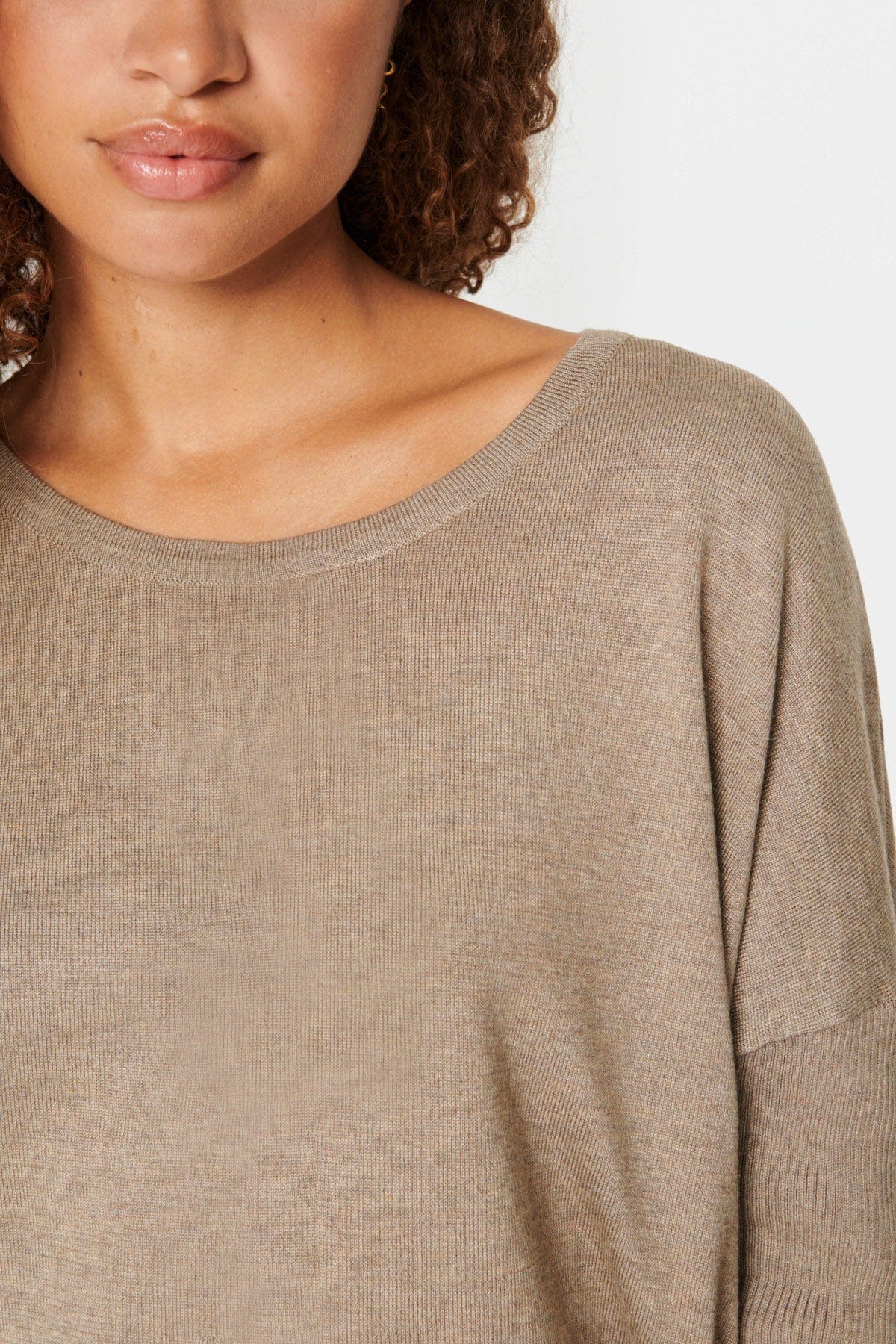 Mila Round Neck Jumper - Atmos Melange - Image 7