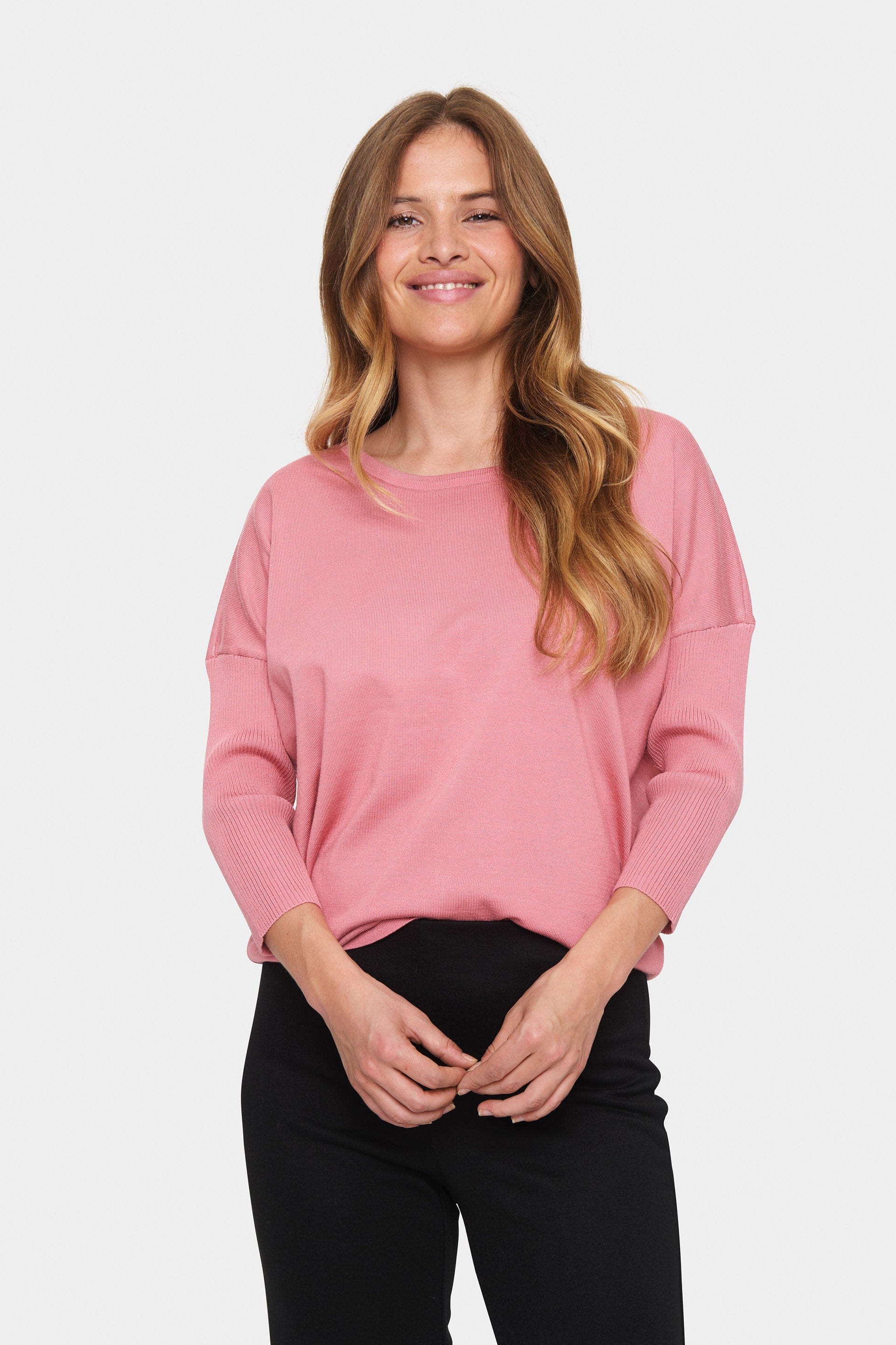Mila Round Neck Jumper - Brandied Apricot - Image 2