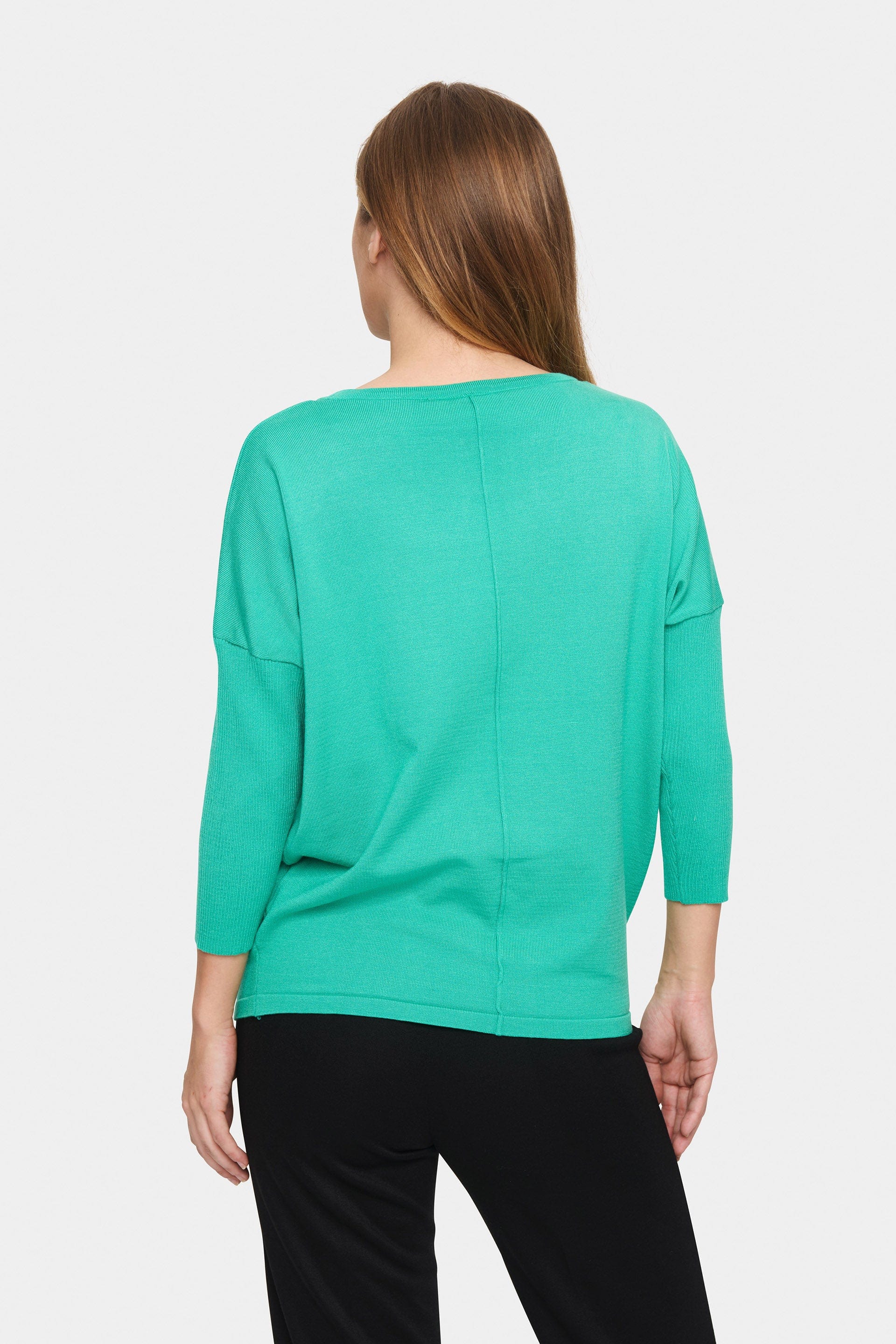 Mila Round Neck Jumper - Gumdrop Green - Image 3