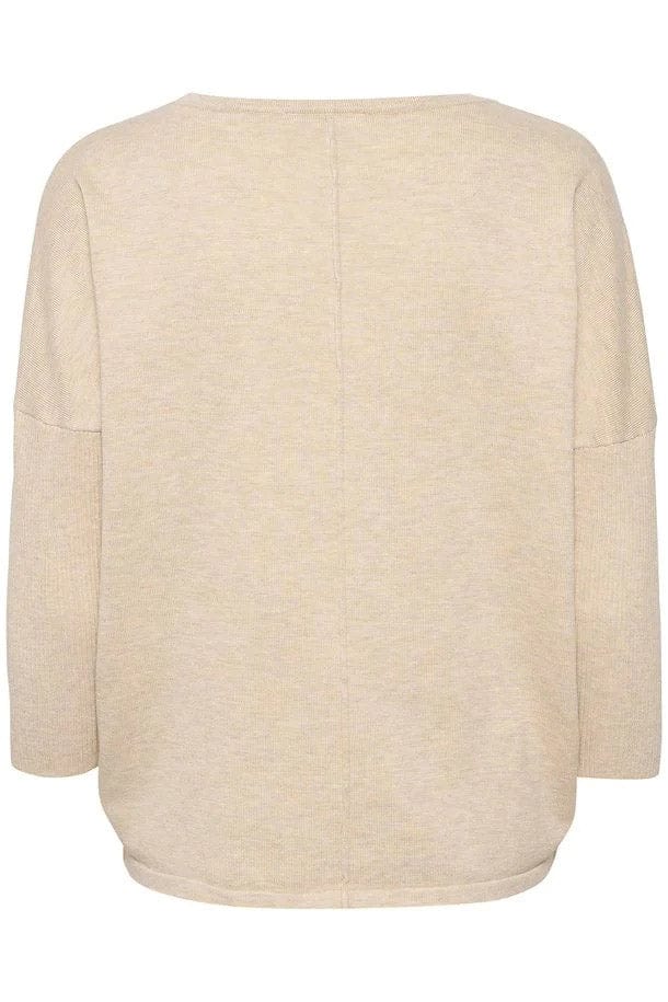 Mila Round Neck Jumper - Jojoba Melange - Image 6