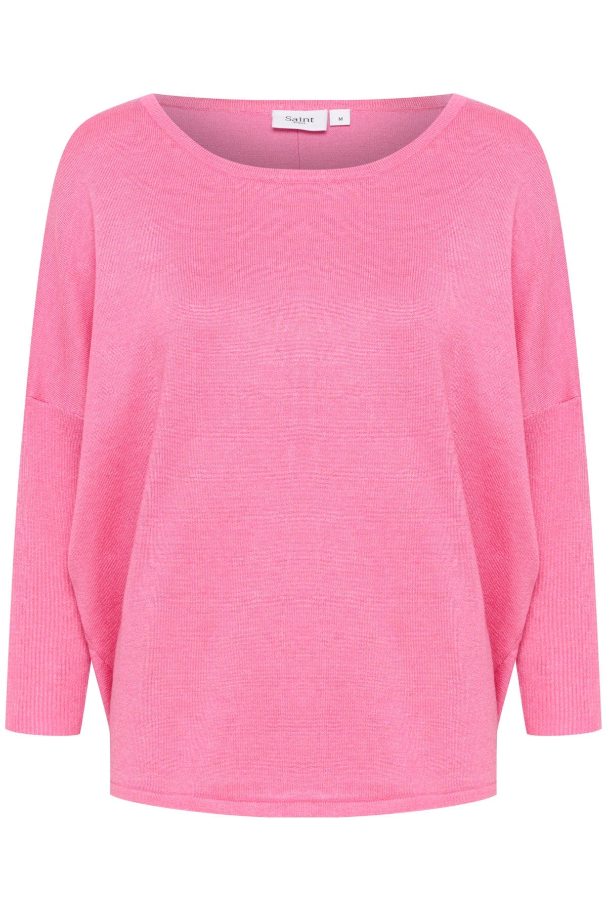 Mila Round Neck Jumper - Pink Cosmos Melange