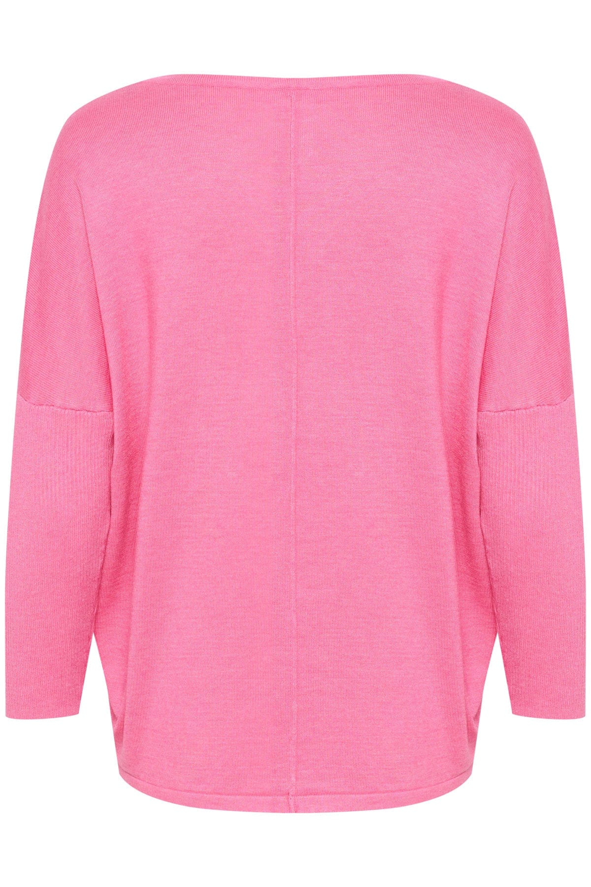 Mila Round Neck Jumper - Pink Cosmos Melange - Image 8