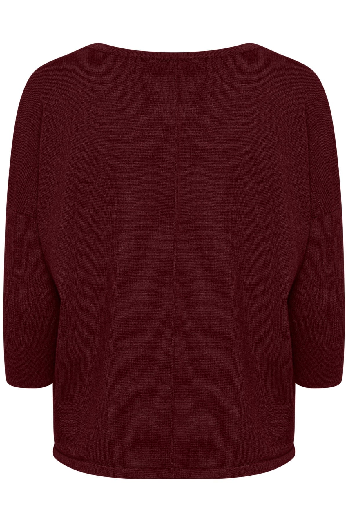 Mila Round Neck Jumper - Tawny Port Melange - Image 2