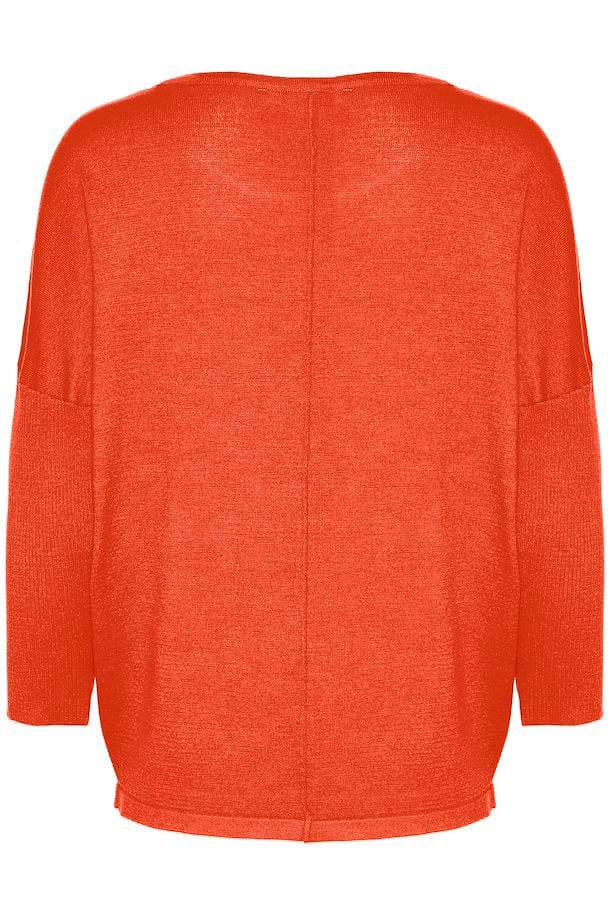 Mila Round Neck Jumper - Tigerlily - Image 6