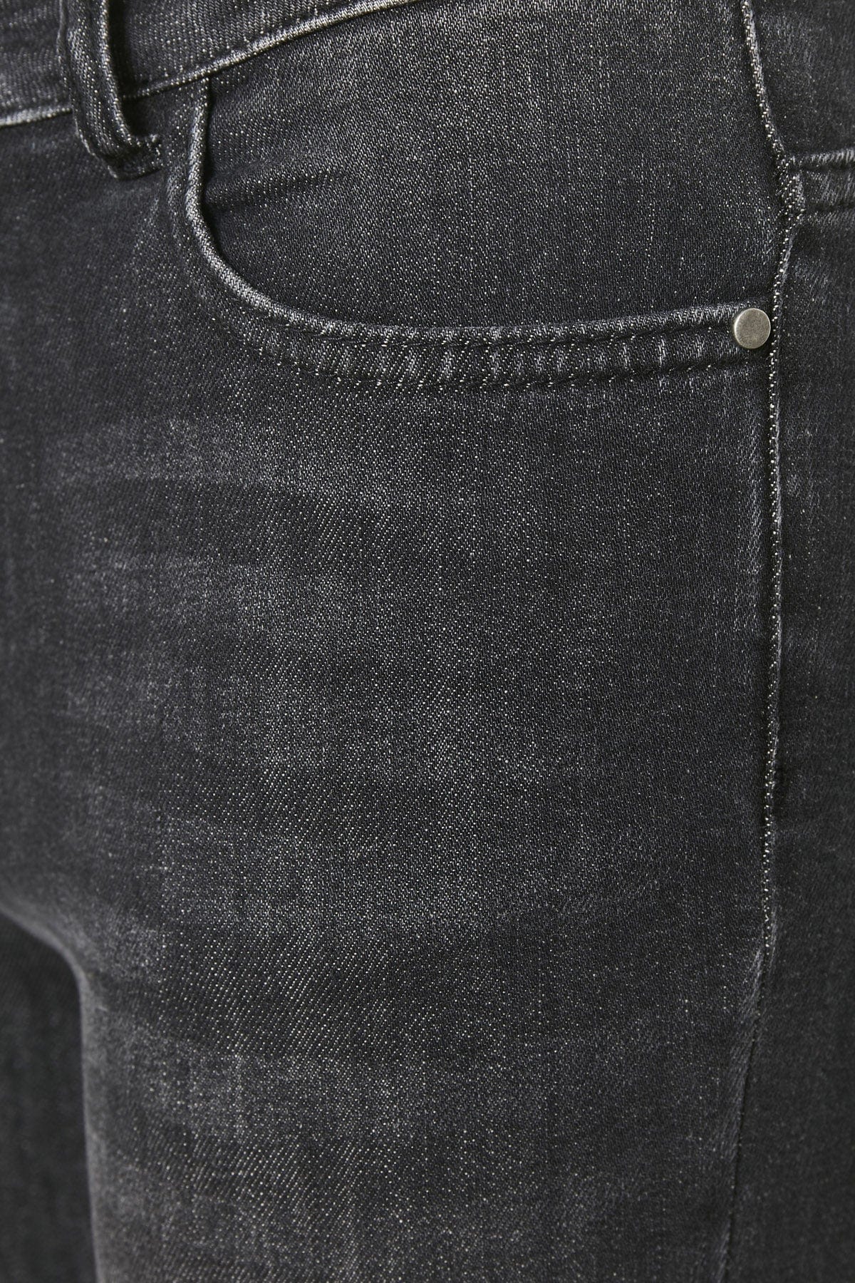 Molly Slim Jeans - Dark Grey Denim - Image 3