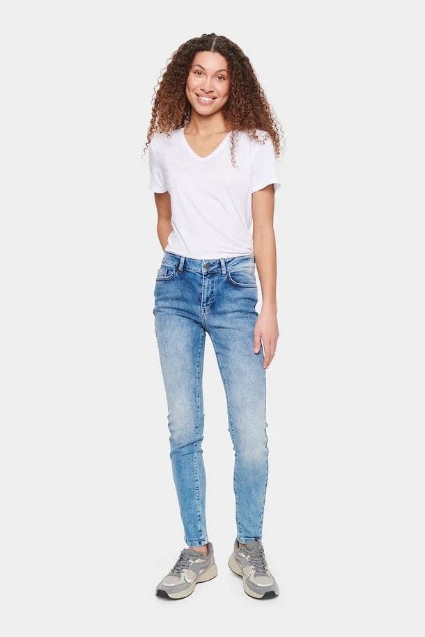 Molly Slim Jeans - Light Blue Denim - Image 2