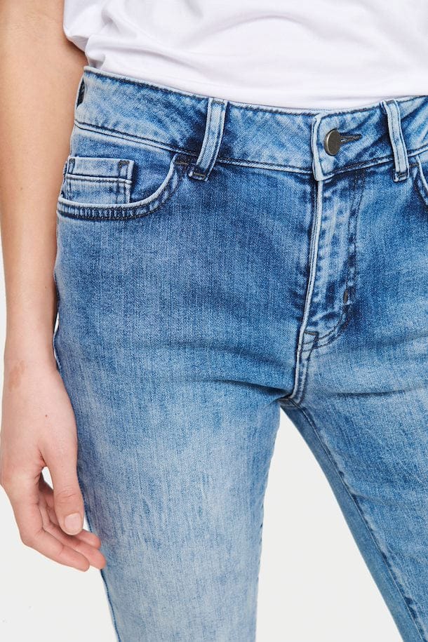 Molly Slim Jeans - Light Blue Denim - Image 3