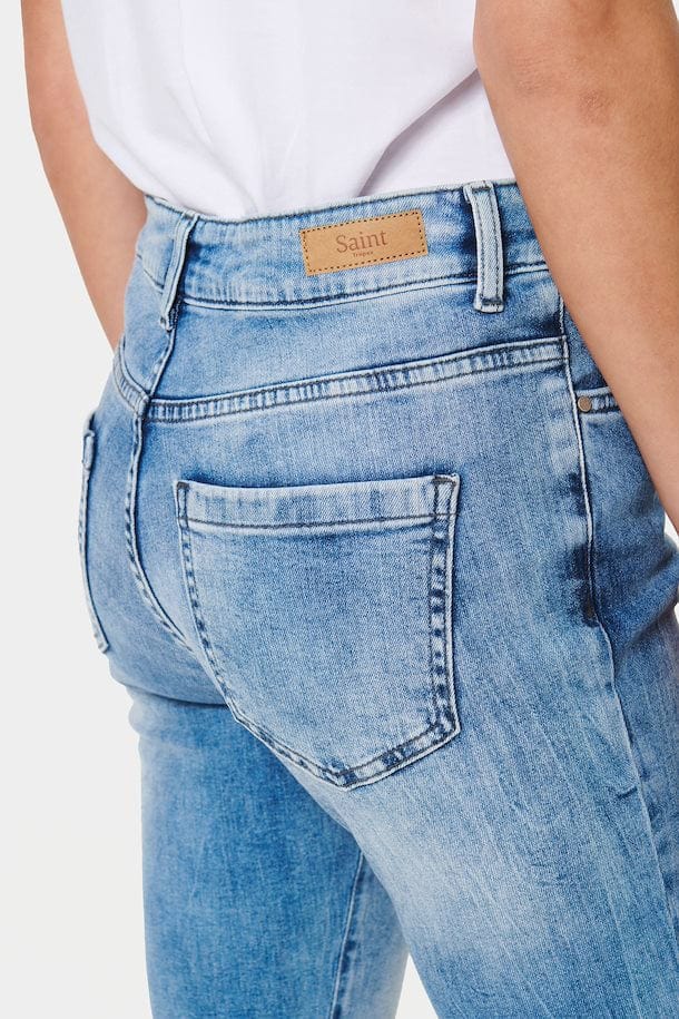 Molly Slim Jeans - Light Blue Denim - Image 4
