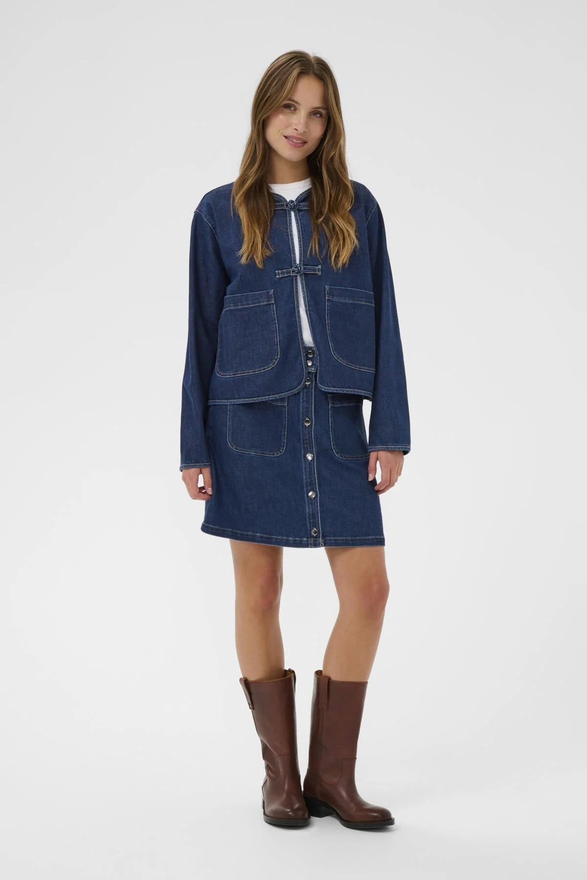 Oivy Denim Jacket - Medium Blue Denim - Image 4