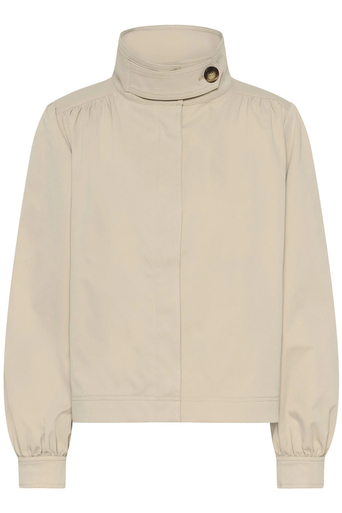 Olina Cropped Jacket - Oxford Tan