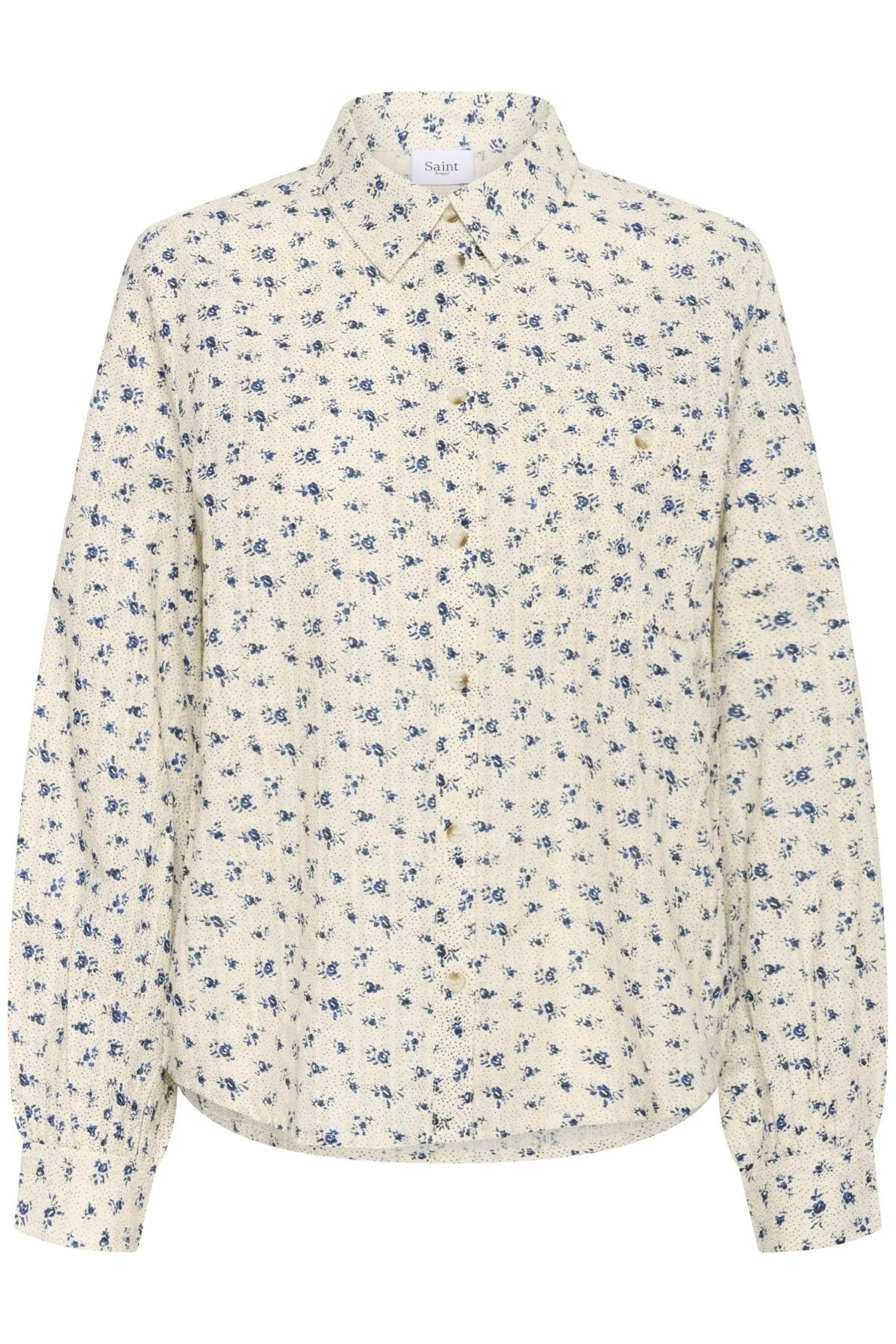 Omelia Floral Shirt - Turtledove Mini Floral