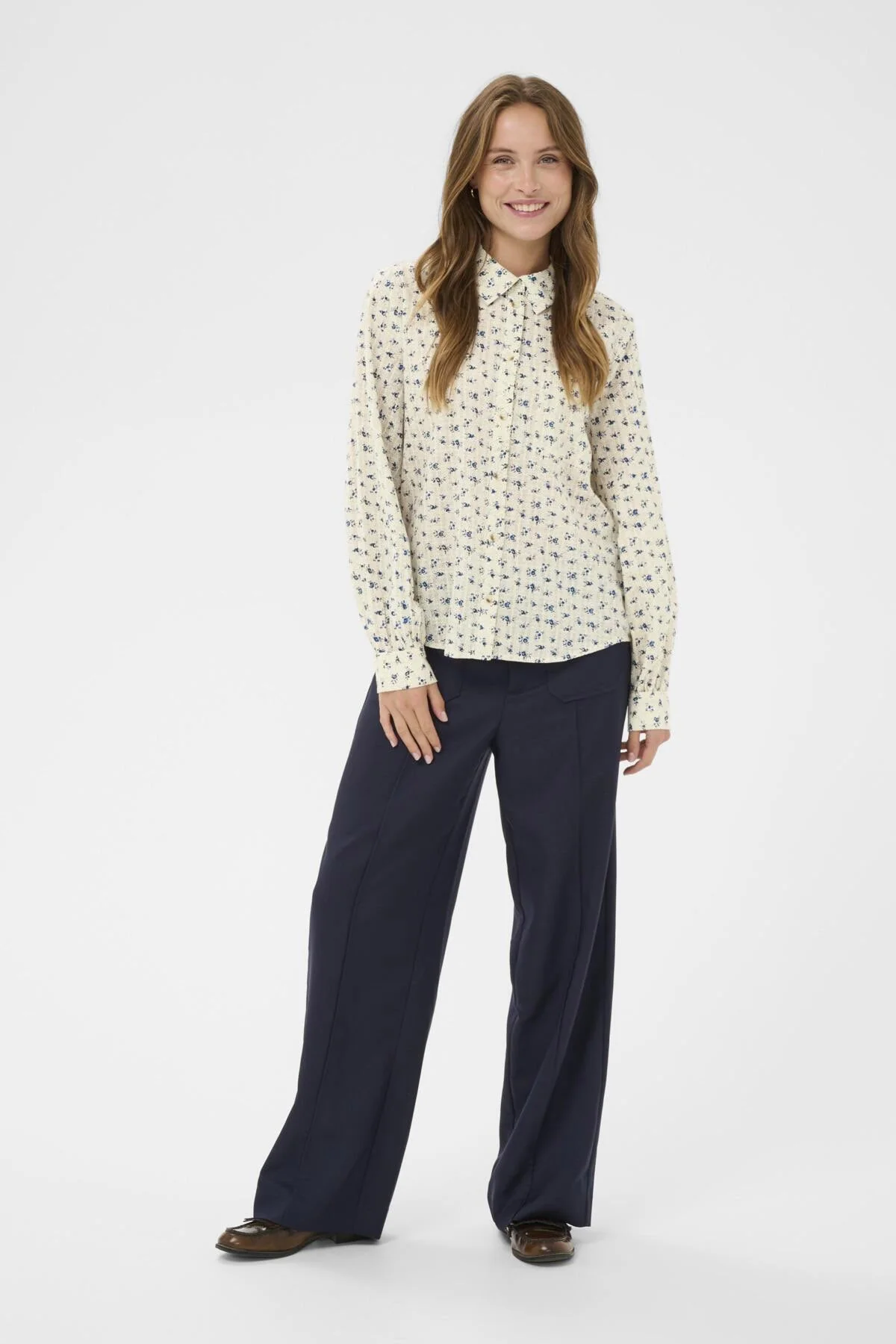 Omelia Floral Shirt - Turtledove Mini Floral - Image 5