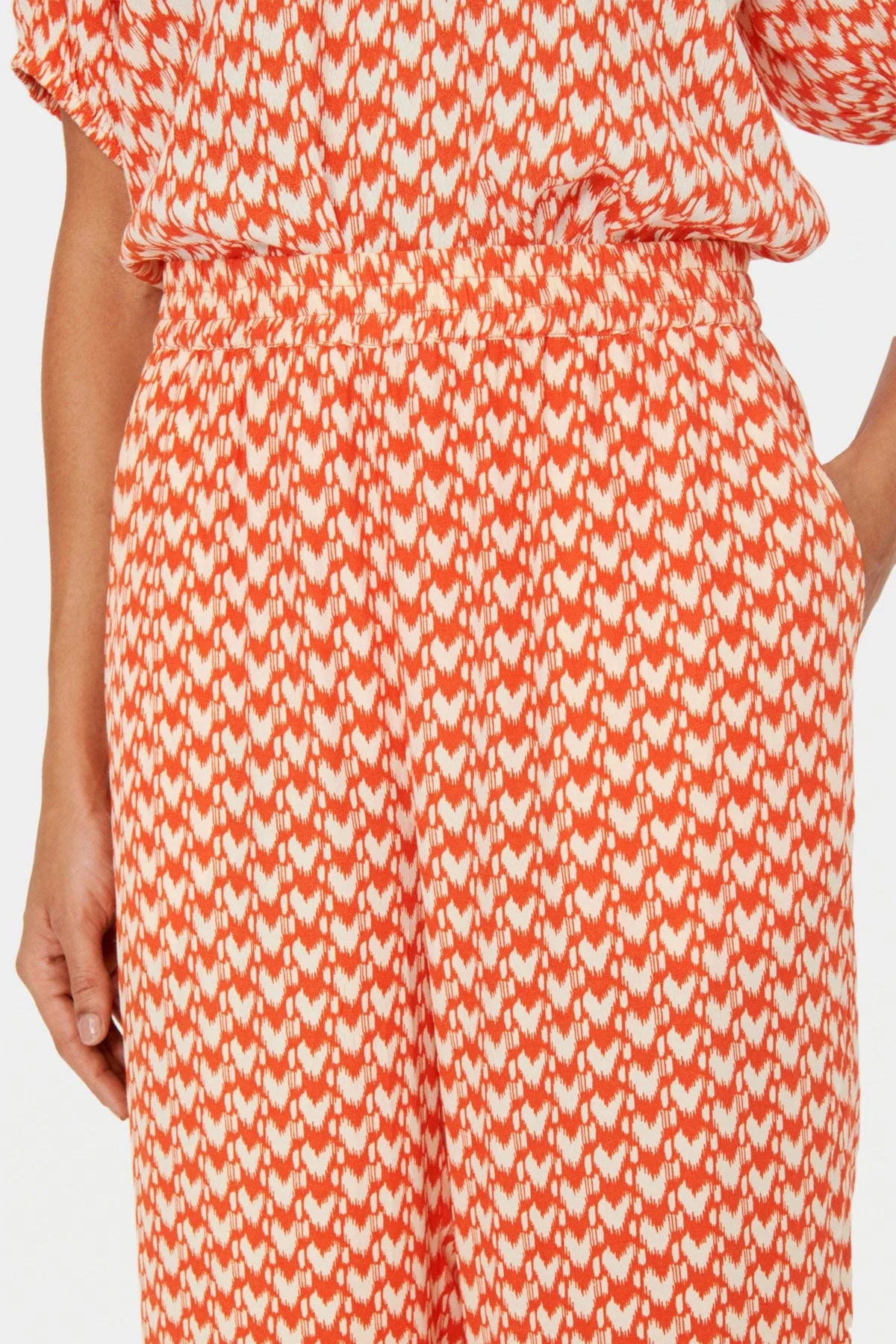 Uri Wide Leg Trousers - Tigerlily Graphic - Image 2