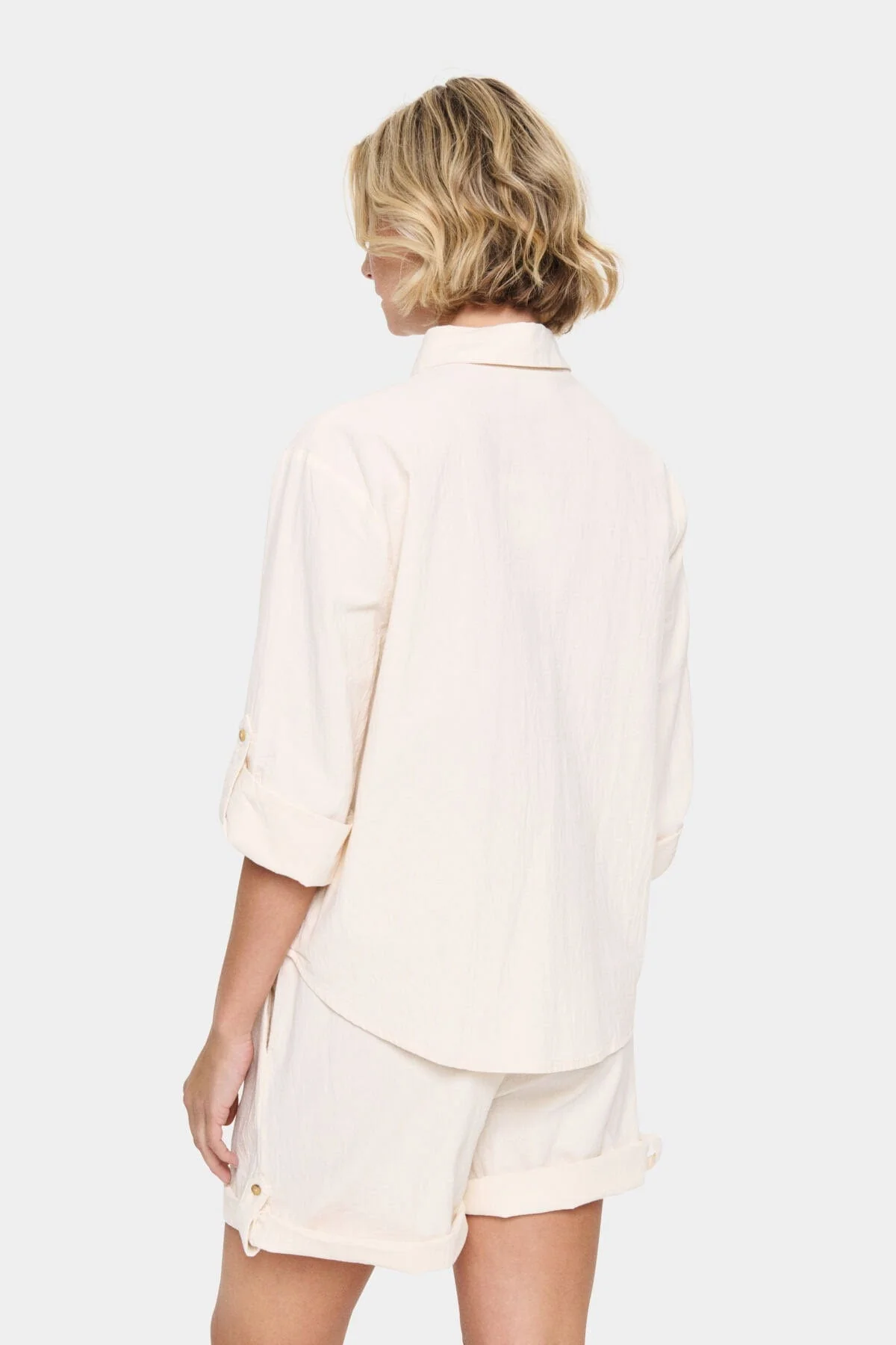 Zalinda Cotton Shirt - Ice - Image 3
