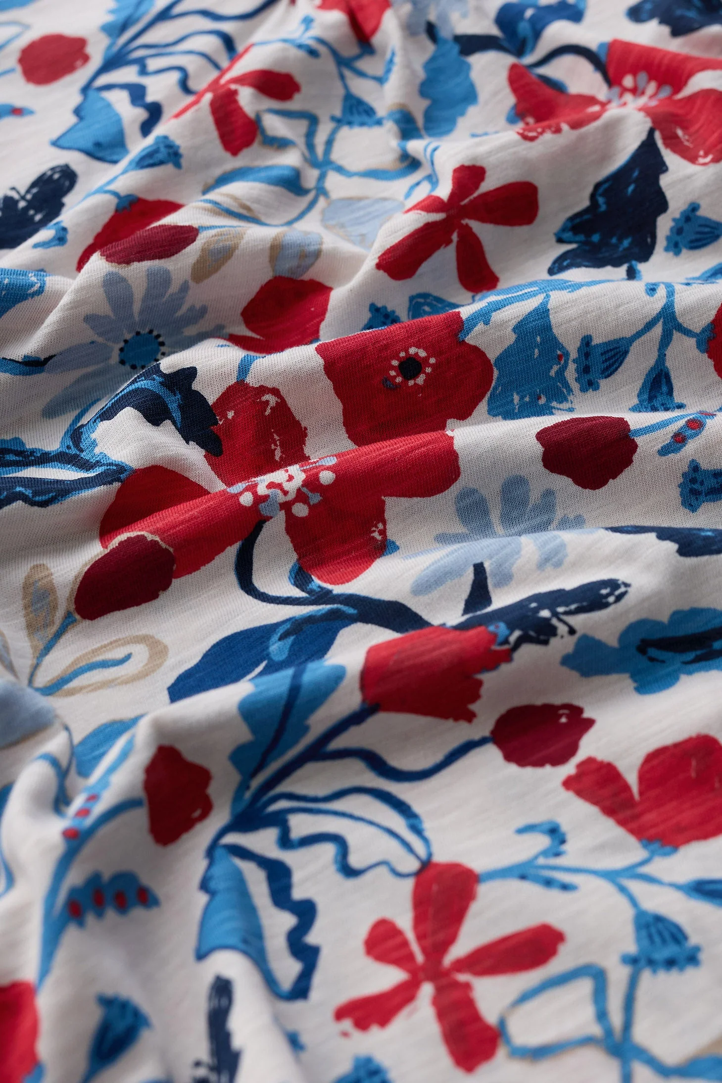 Achilla Floral Jersey Vest - Winding Meadow Chalk - Image 4