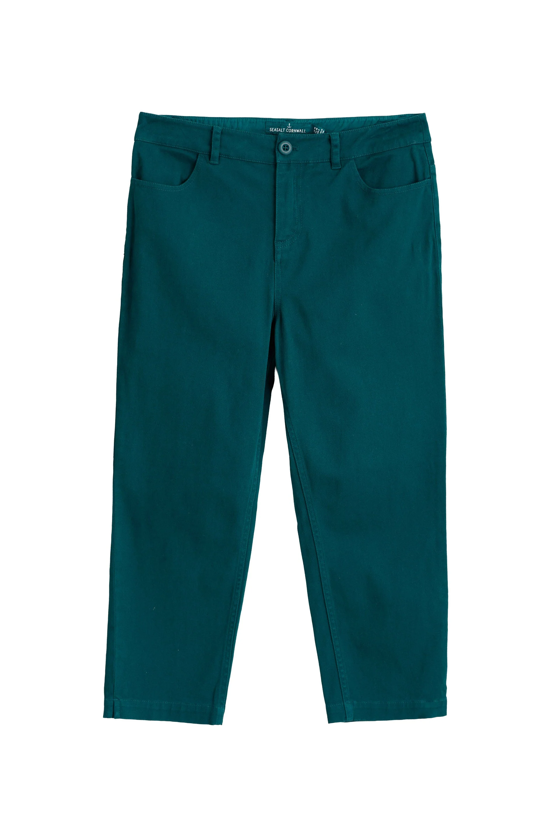 Albert Quay Slim Leg Cropped Trousers - Dark Wreckage