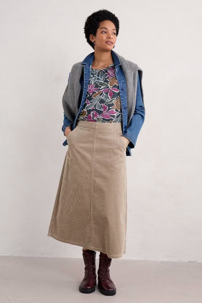 Appletree 3/4 Sleeve Top -  Inked Foliage Onyx - Image 3