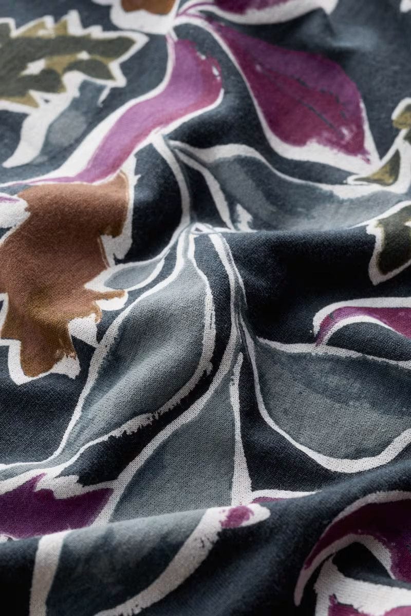 Appletree 3/4 Sleeve Top -  Inked Foliage Onyx - Image 4
