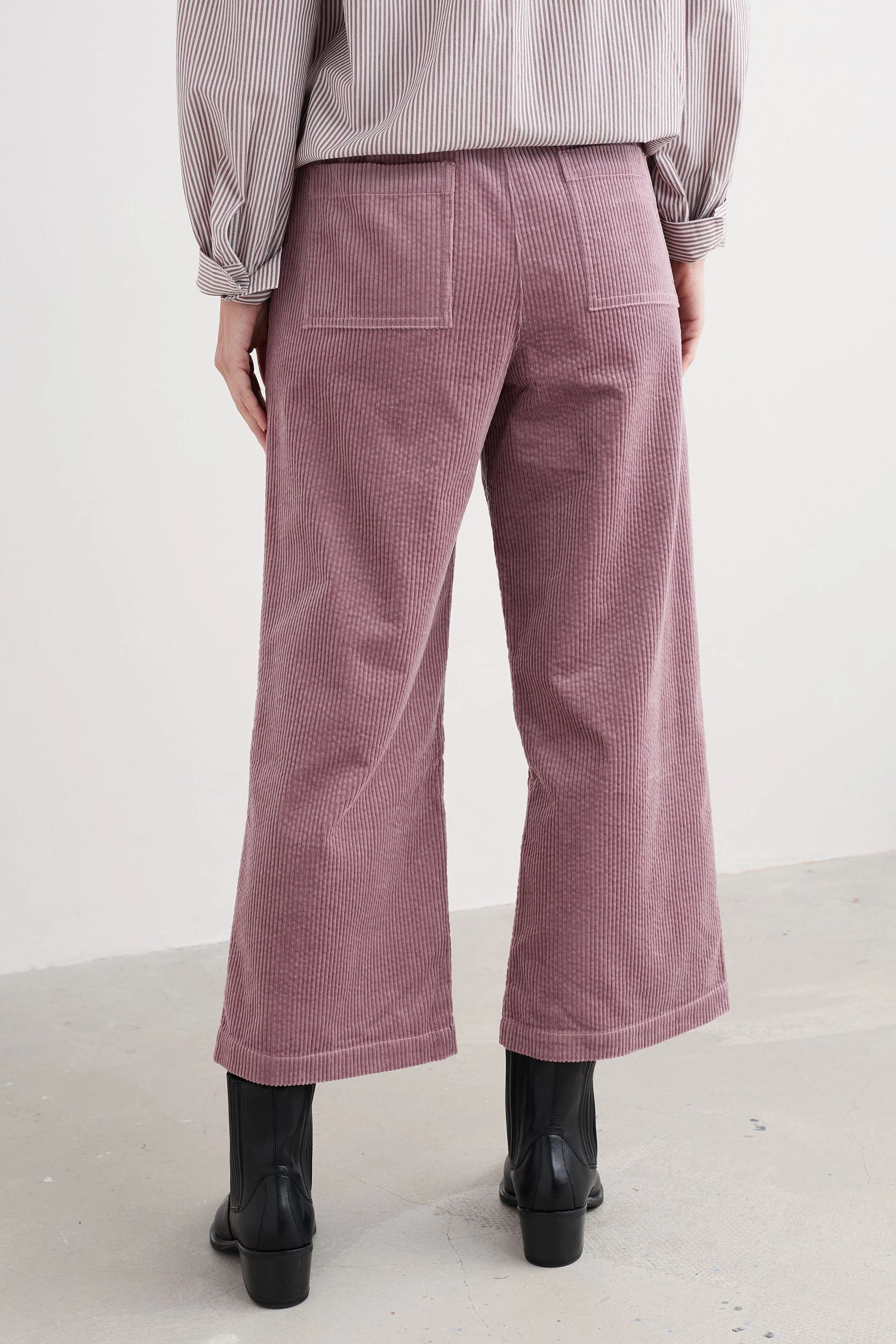 Asphodel Cord Trousers - Elderberry - Image 4