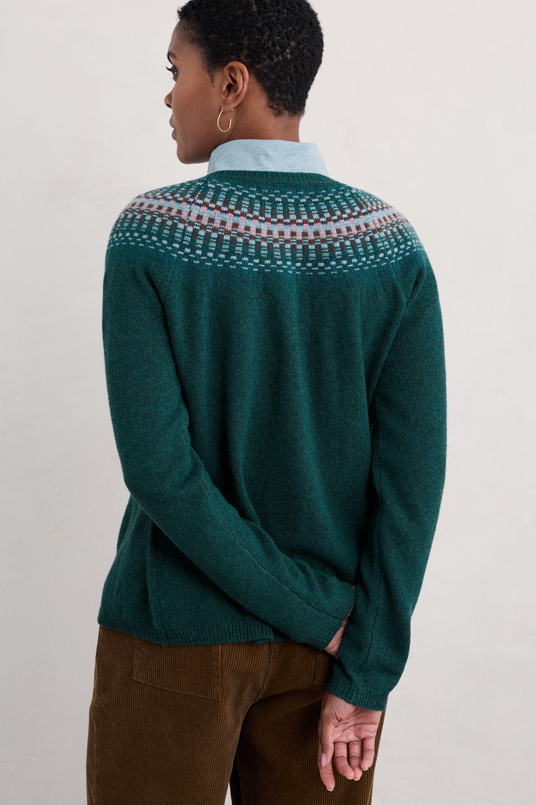 Berlewen Cardigan - River Spring Loch Creek Multi - Image 3