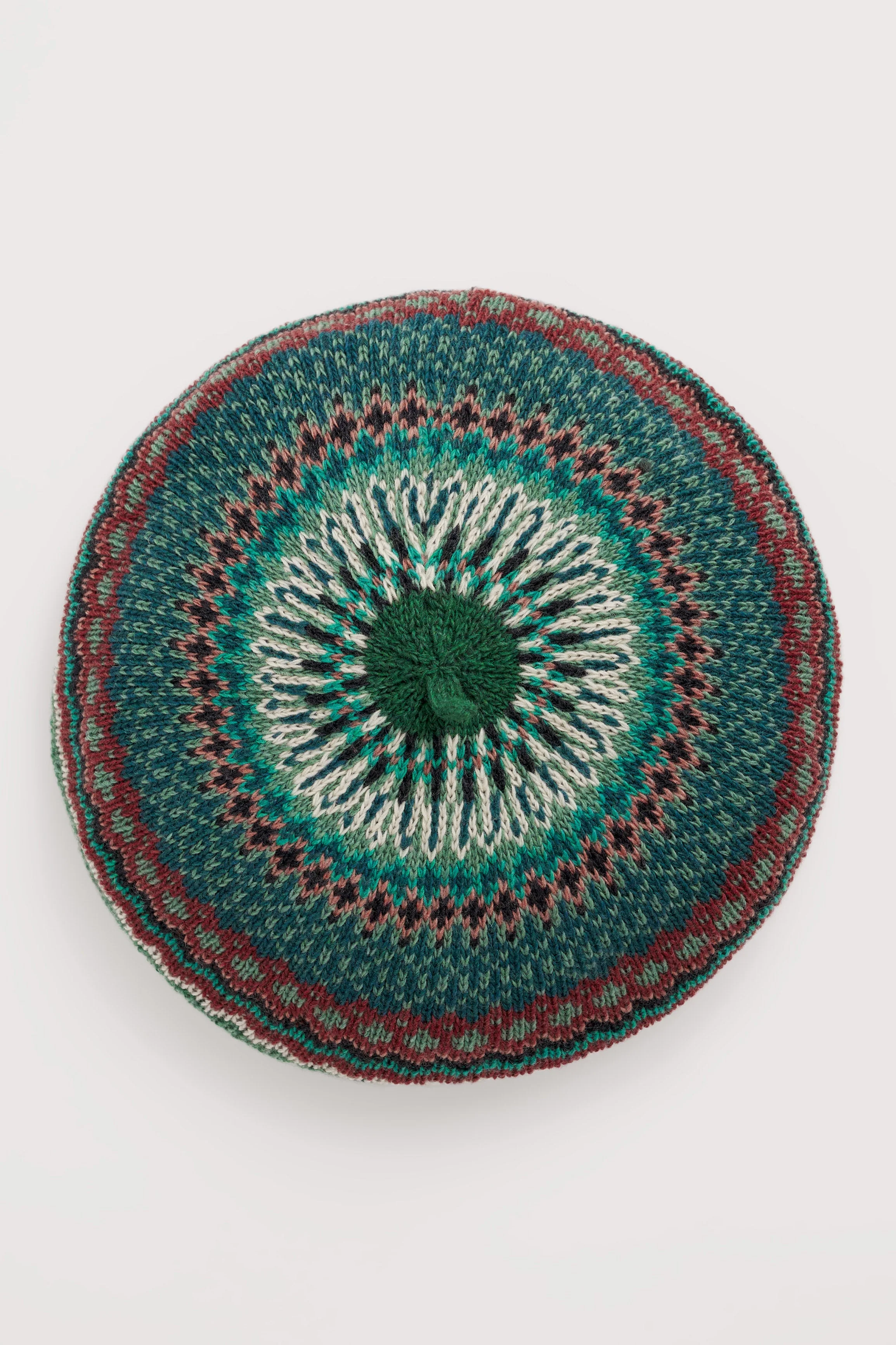 Bramble Jelly Beret - Weaving Needle Dark Forage - Image 4