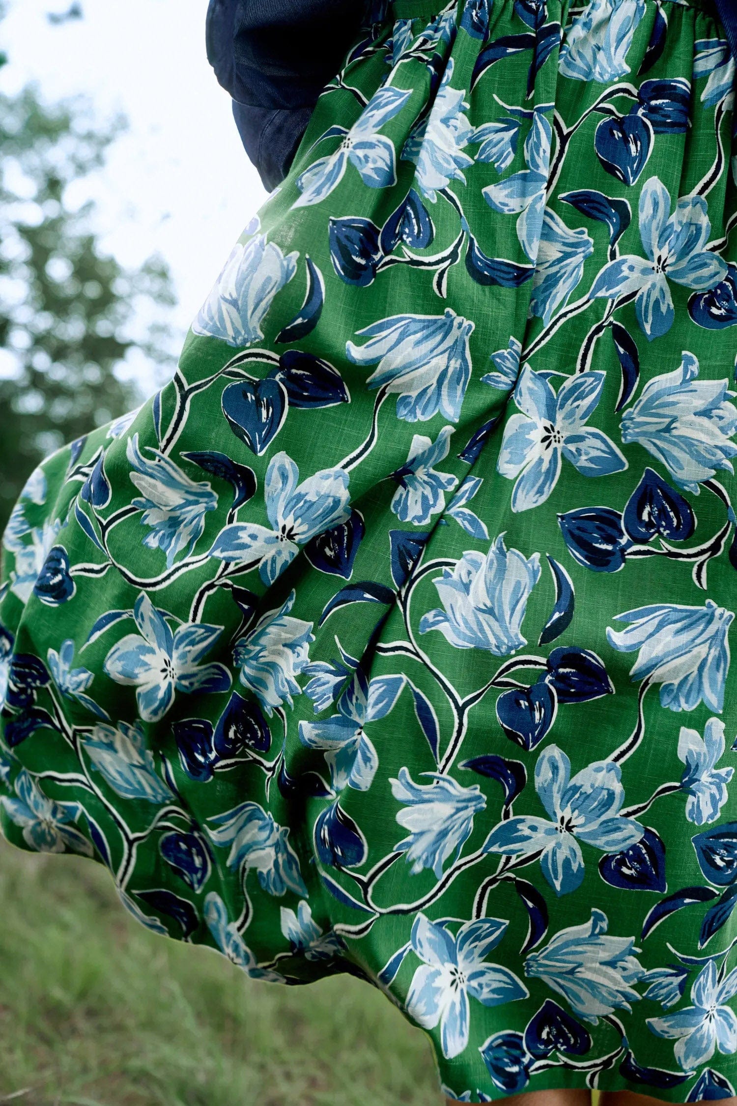 Brouse Organic Cotton Dress - Cyclamen Island - Image 6