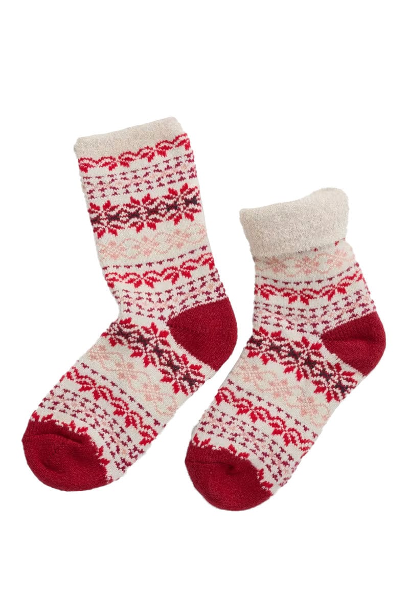 Cabin Socks - Ripe Berry Dahlia
