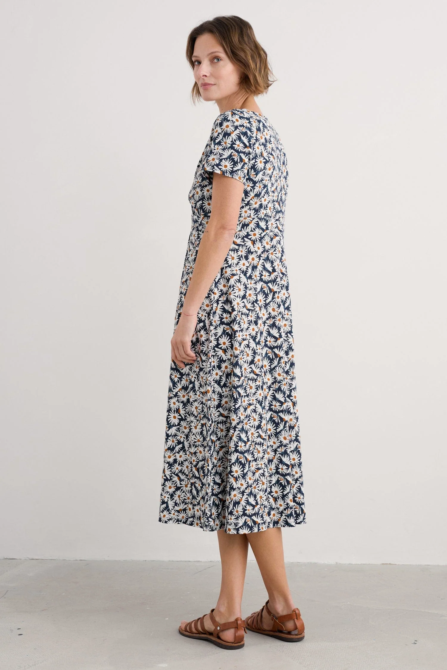 Chapelle Dress - Scatter Daisy Maritime - Image 3