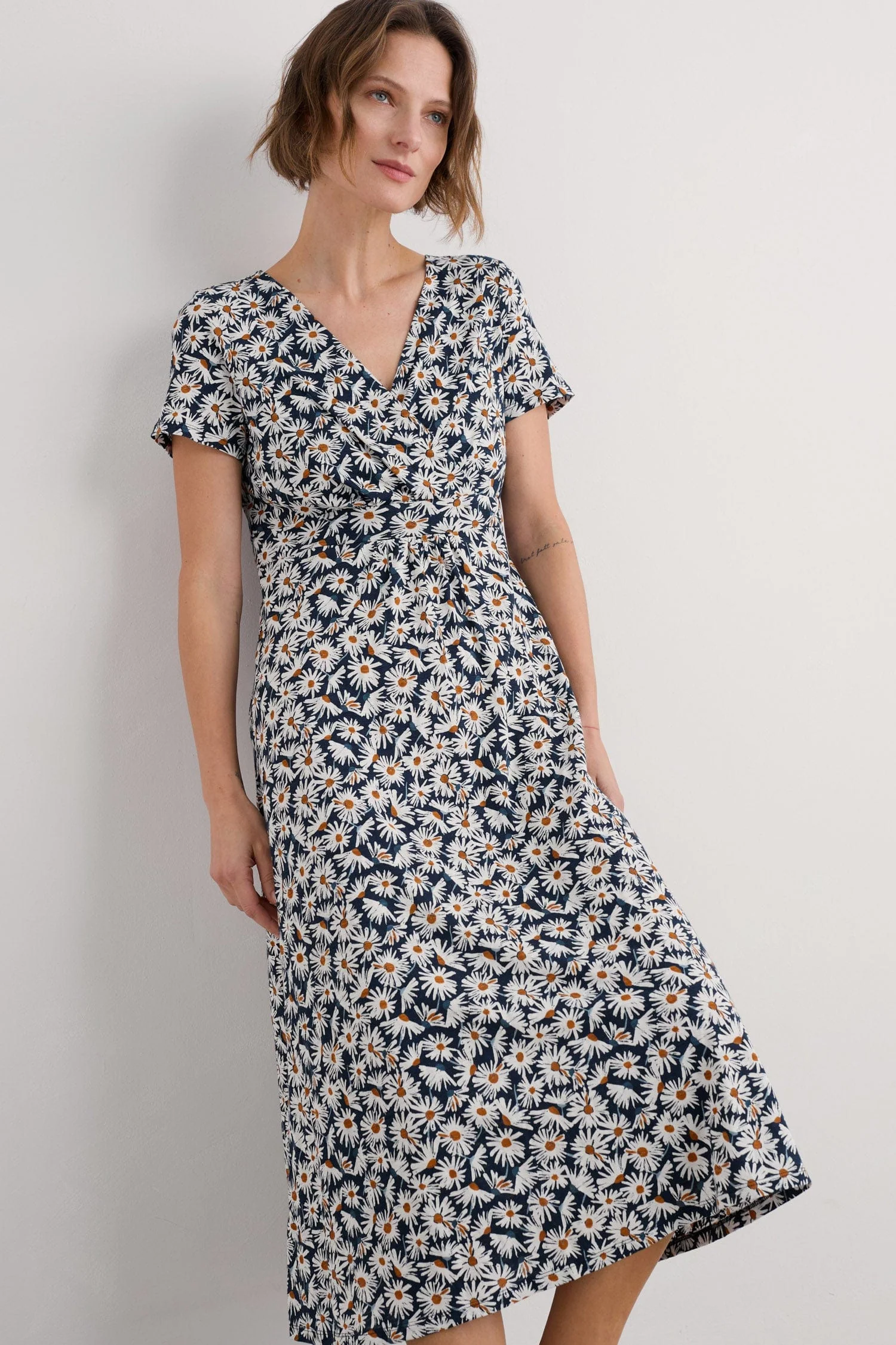 Chapelle Dress - Scatter Daisy Maritime - Image 4