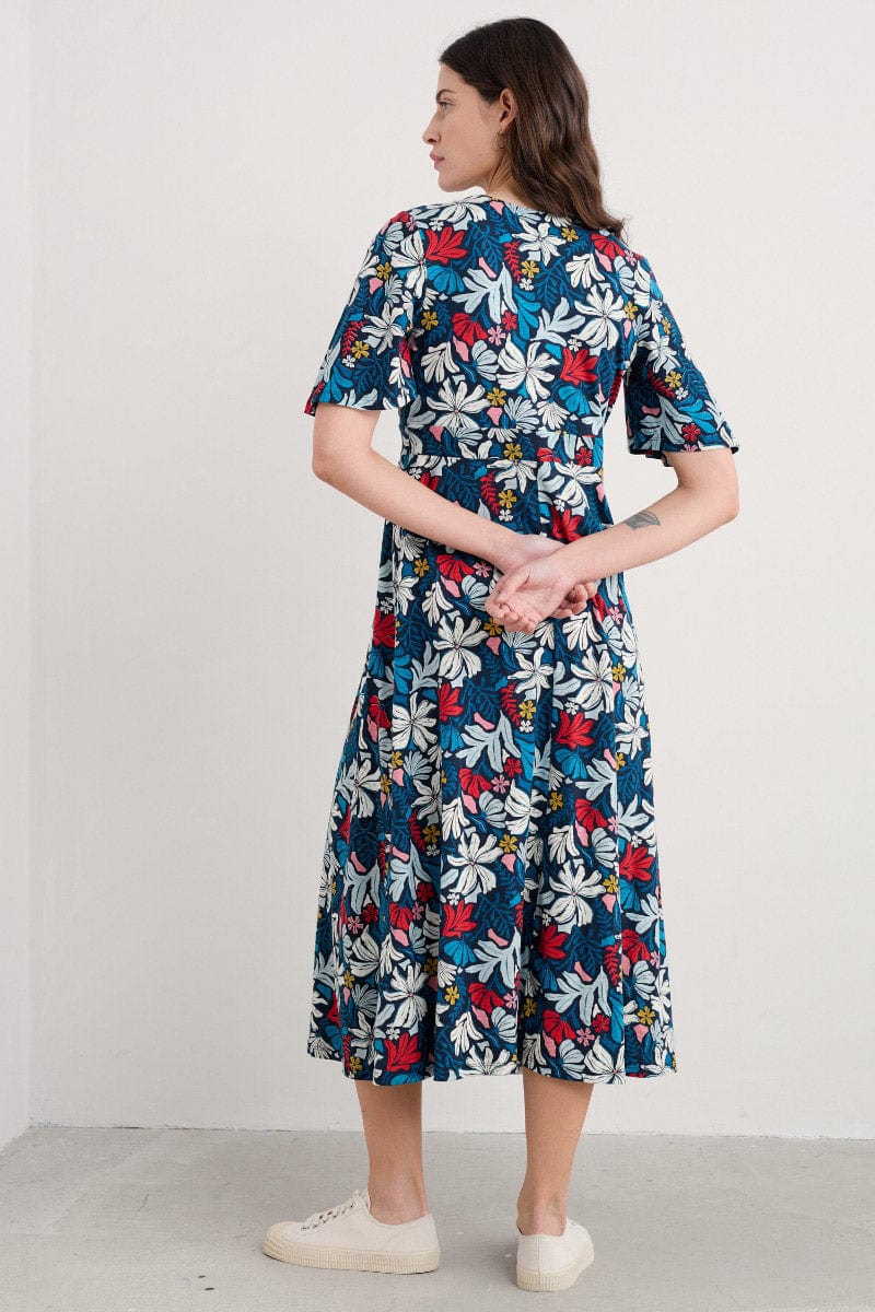 Chateaux Dress - Seaweed Flower Maritime - Image 3