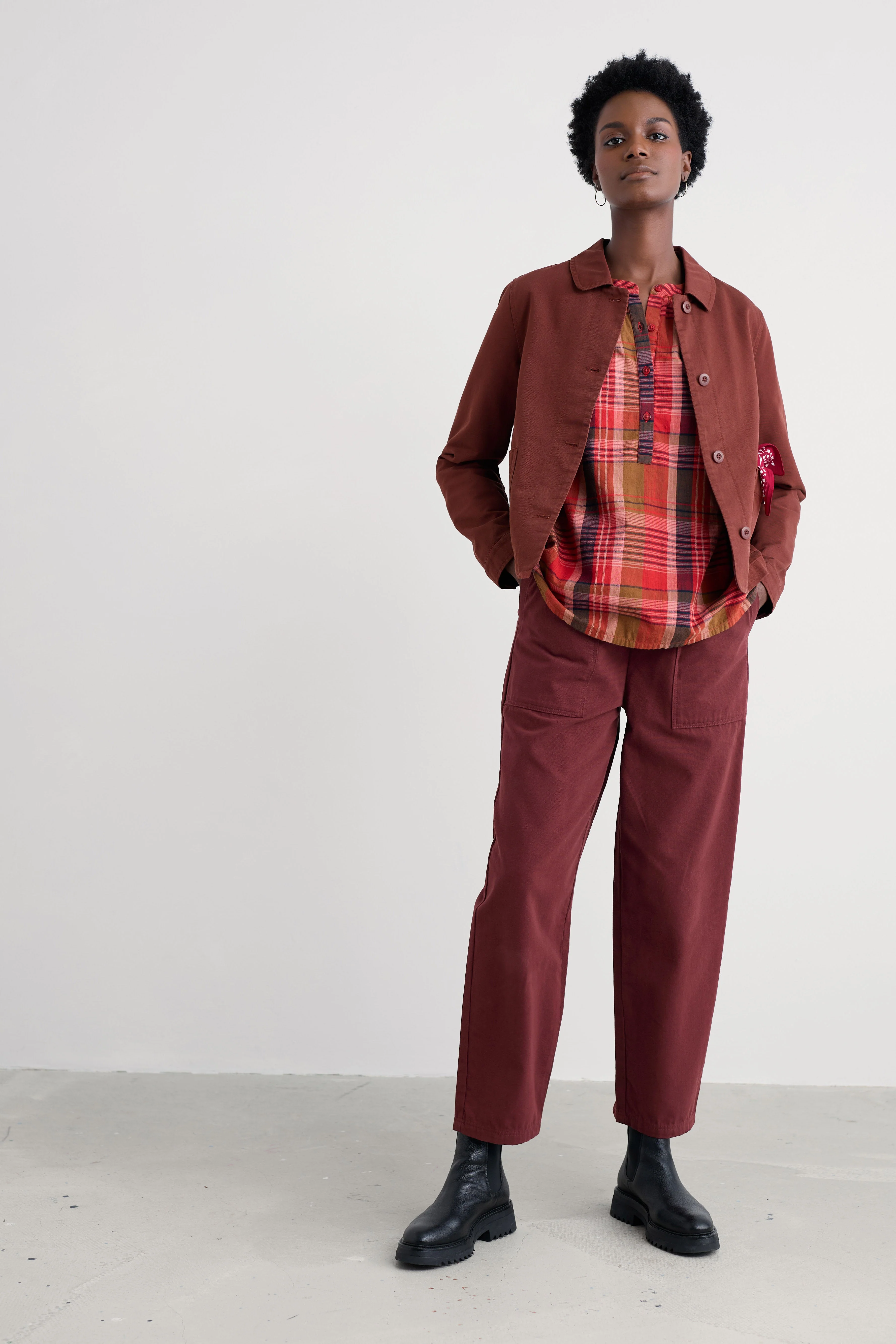Coombe Lane Cotton Jacket - Oakwood - Image 2