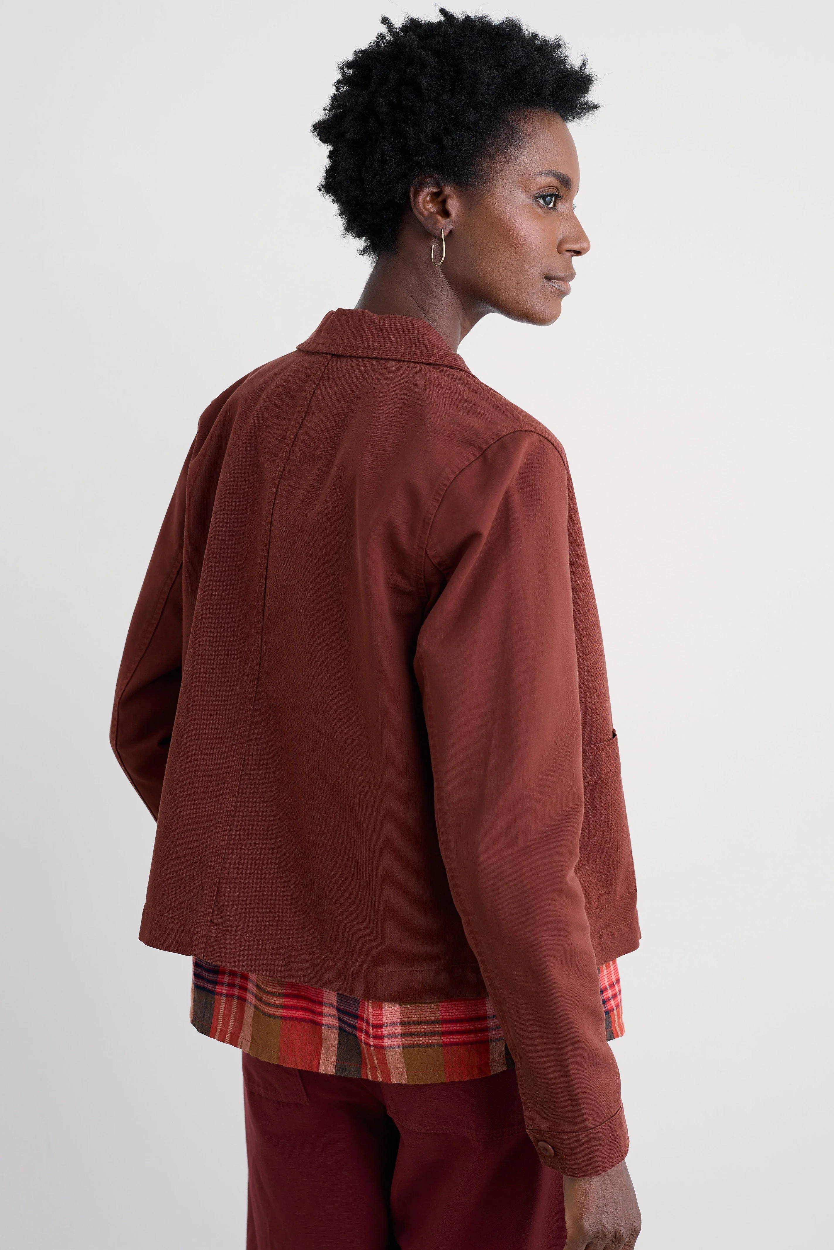 Coombe Lane Cotton Jacket - Oakwood - Image 5