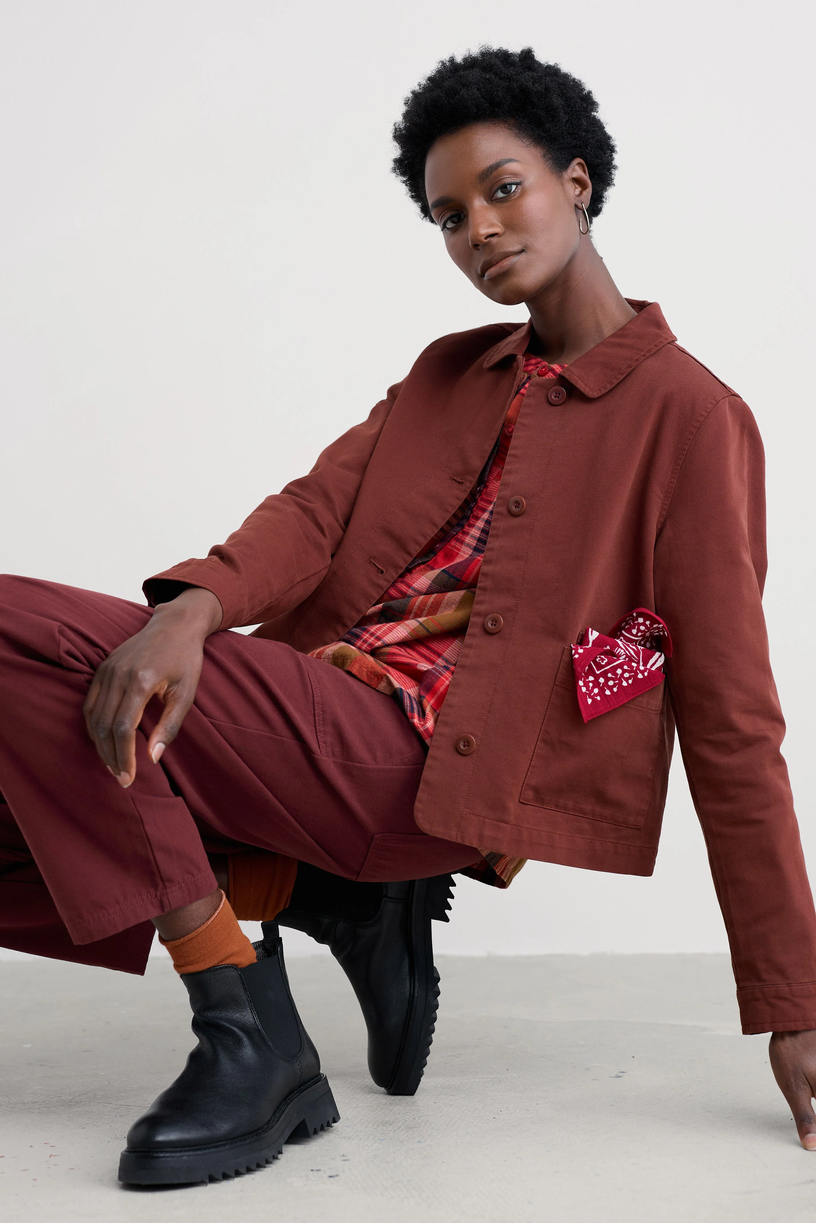 Coombe Lane Cotton Jacket - Oakwood - Image 6