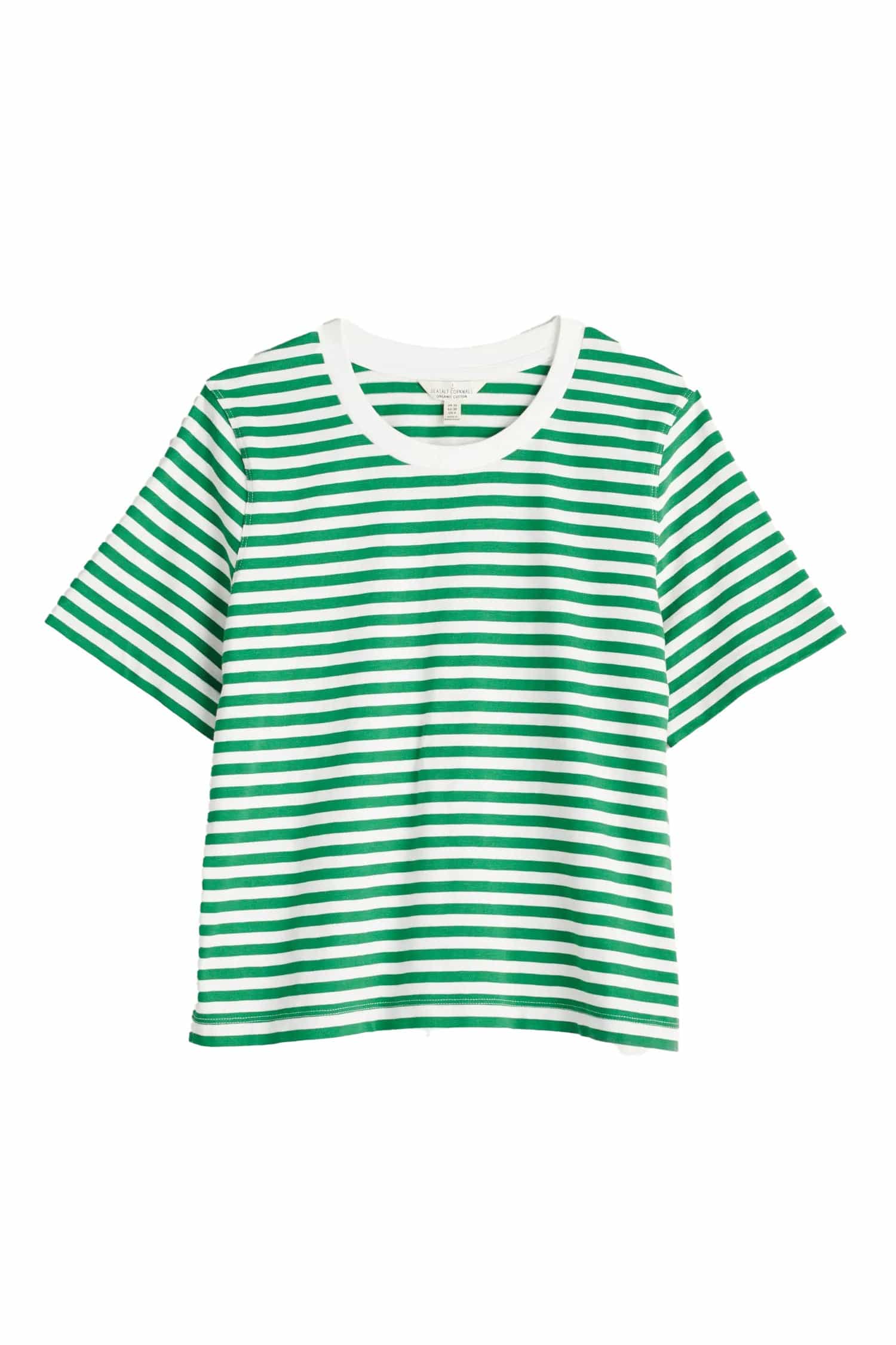 Copseland Striped T-Shirt - Mini Cornish Island Chalk