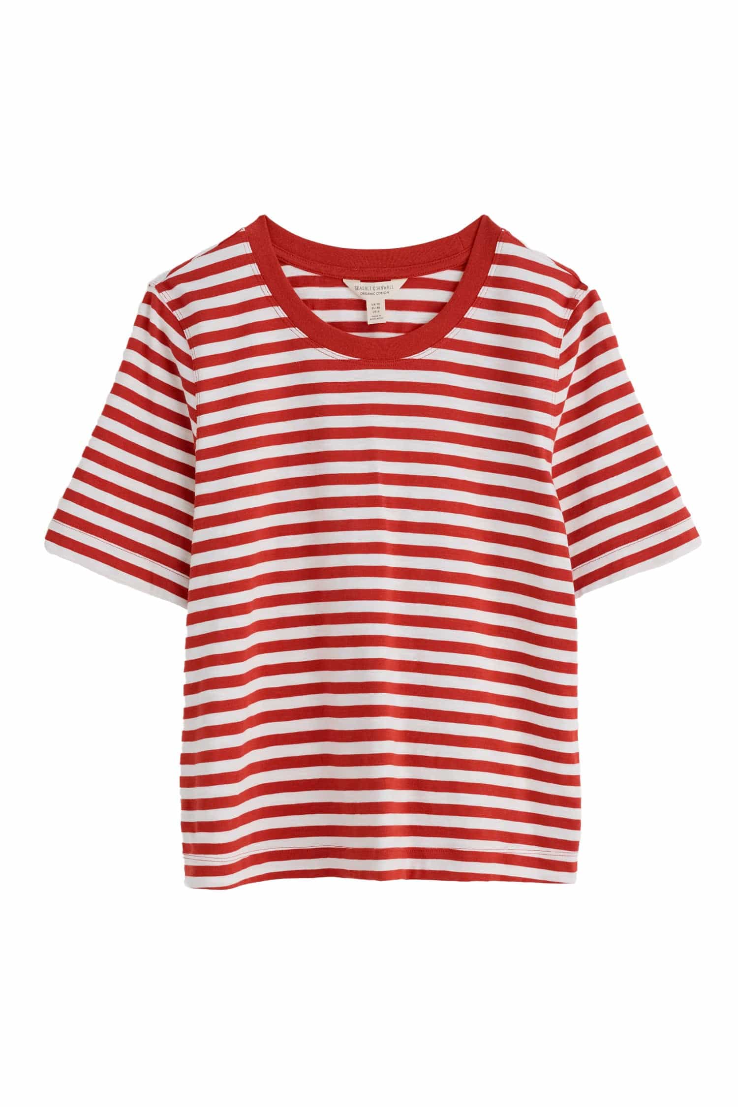 Copseland T-Shirt - Mini Cornish Chalk Dark Cinnamon