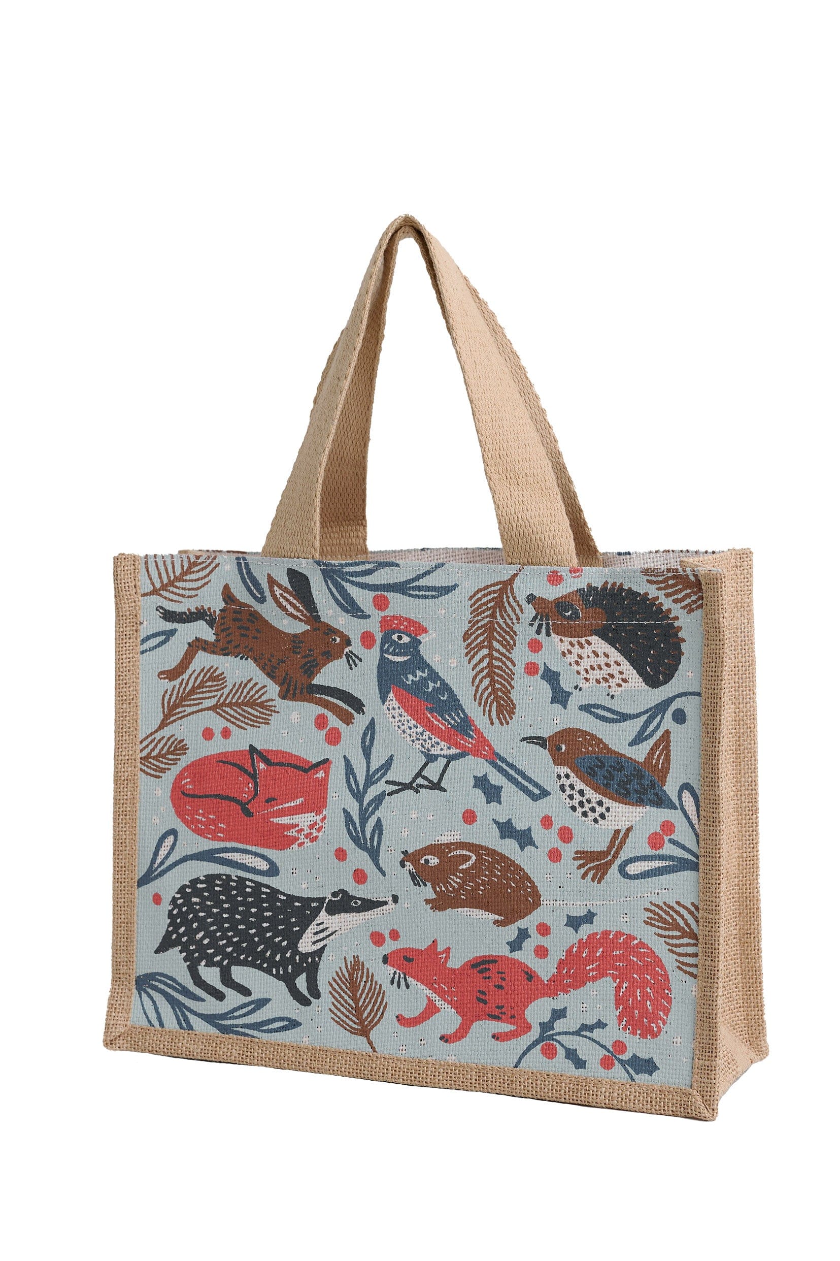 Cute Jute - Midnight Mammals Eggshell