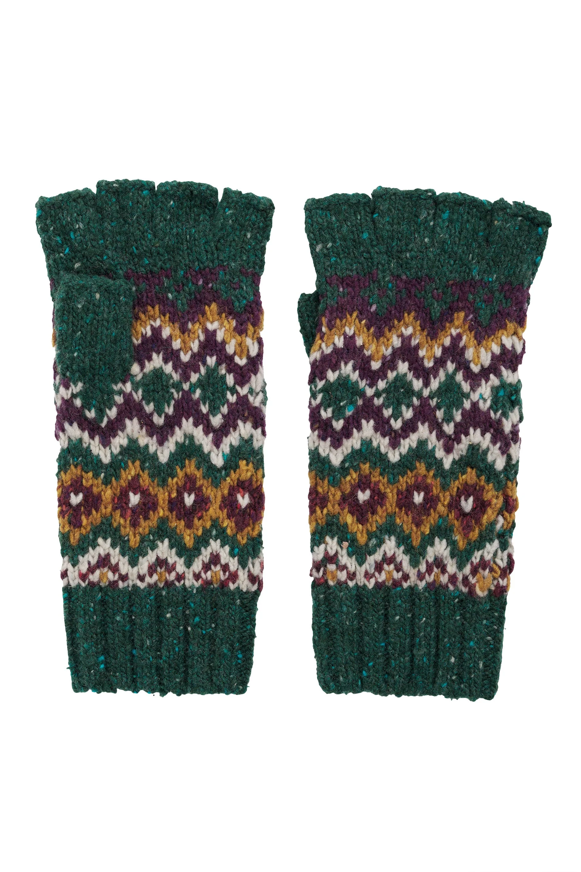 Day Moon Mittens - Modernist Dark Wreckage Multi