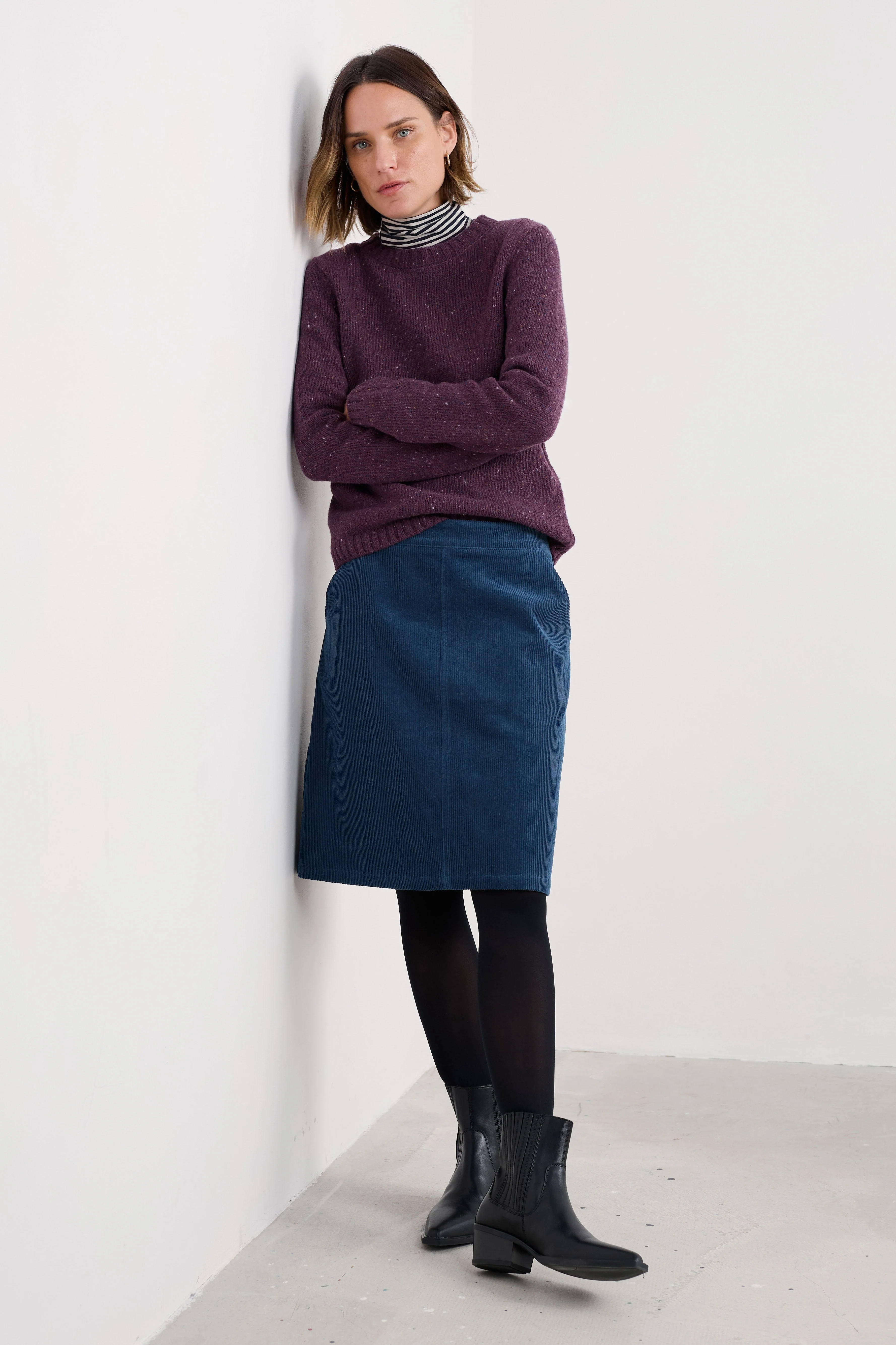Dovetail A-Line Skirt - Sea Cave - Image 2