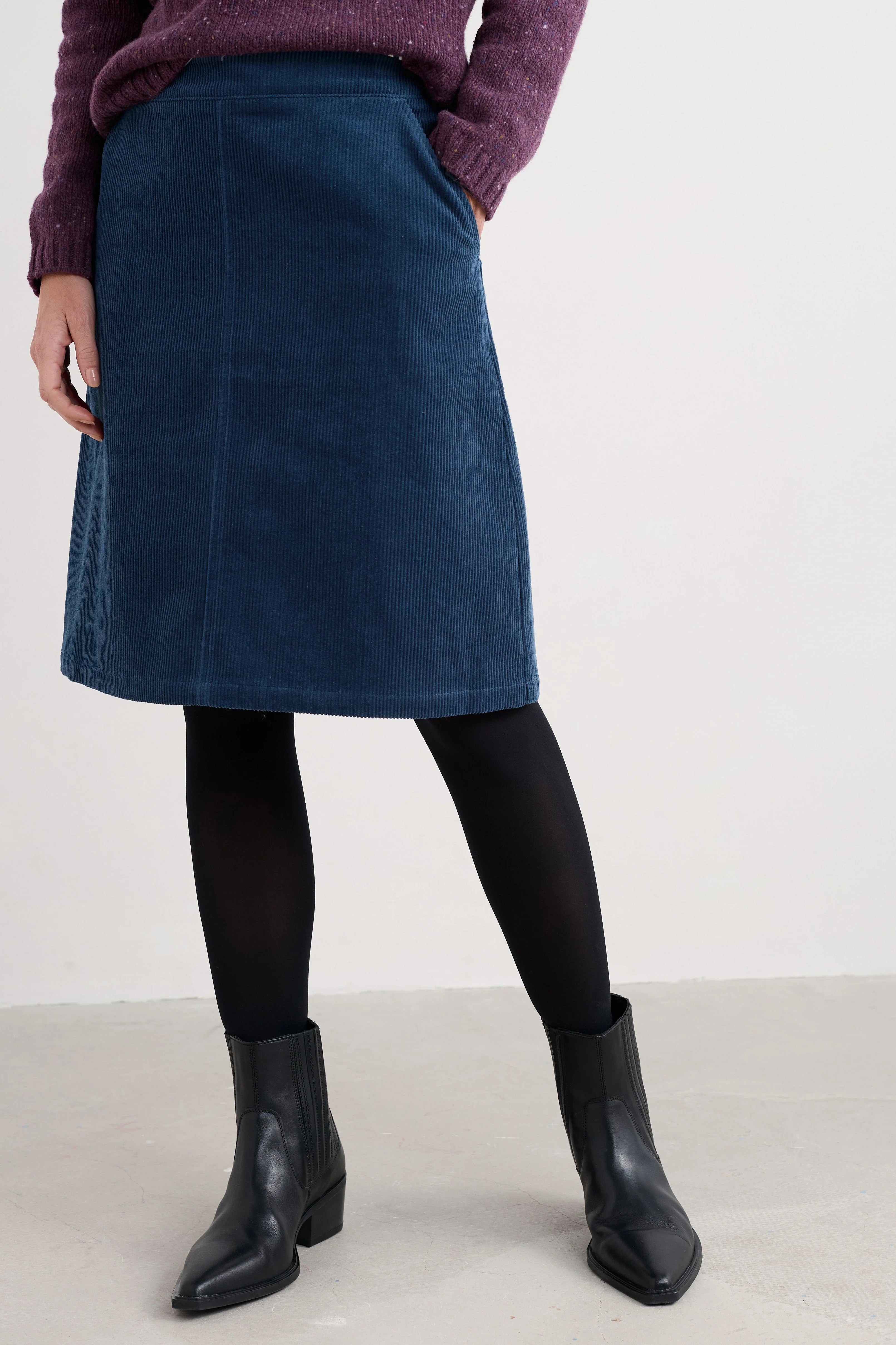 Dovetail A-Line Skirt - Sea Cave - Image 3