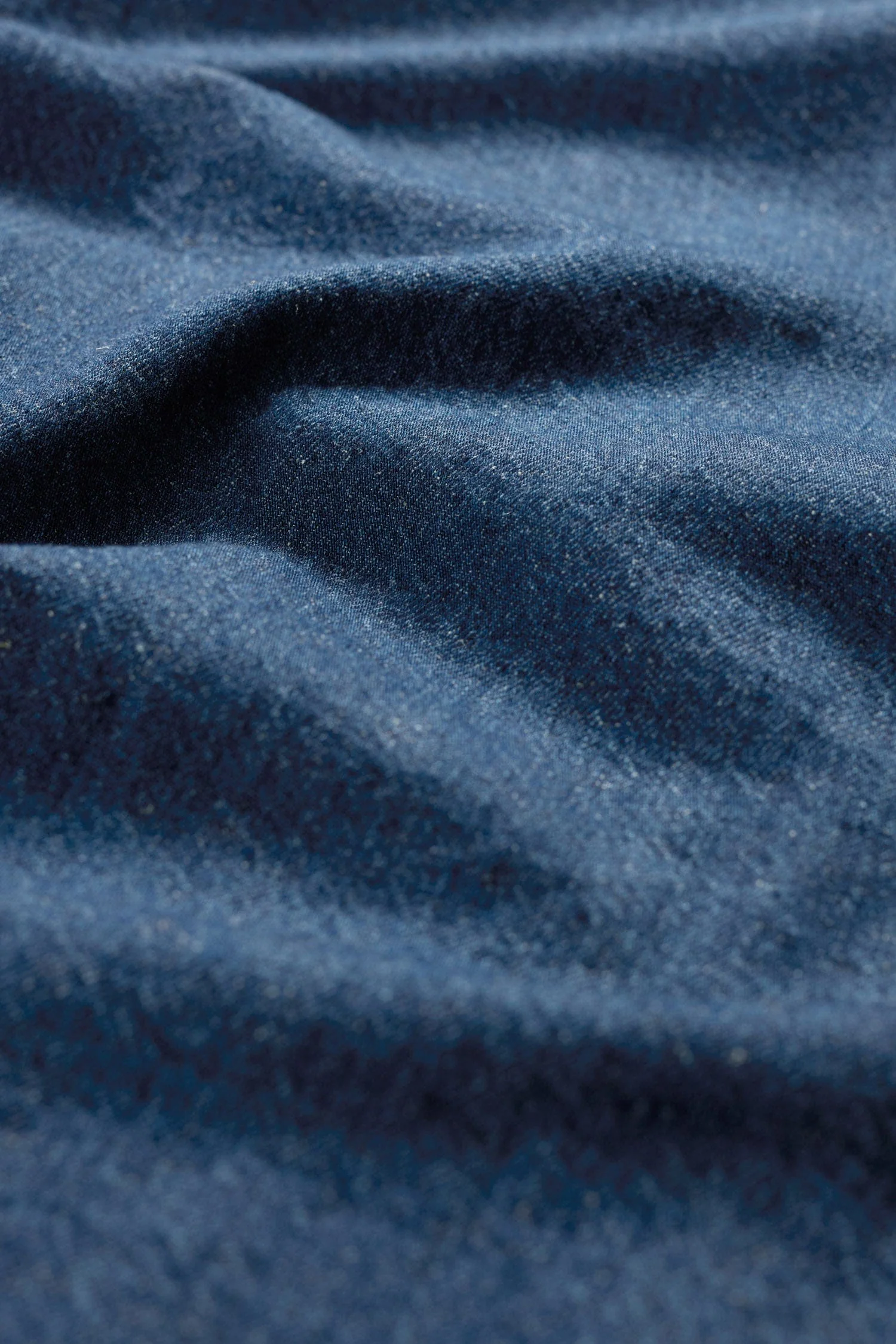 Fen Violet Denim Midi Dress - Mid Wash - Image 6