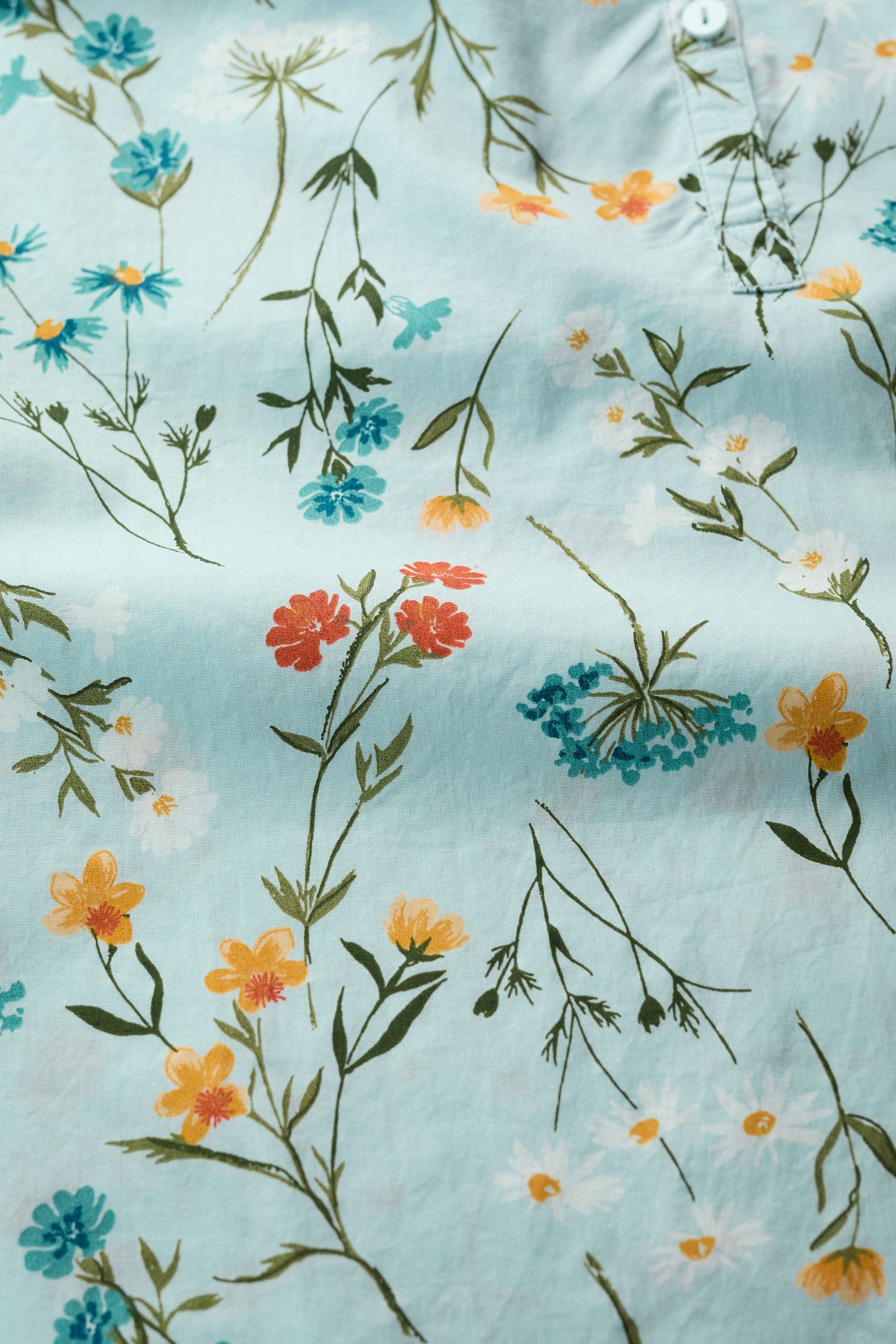 Flower Fields Sleeveless Top - Wildflower Stems Reflection - Image 3
