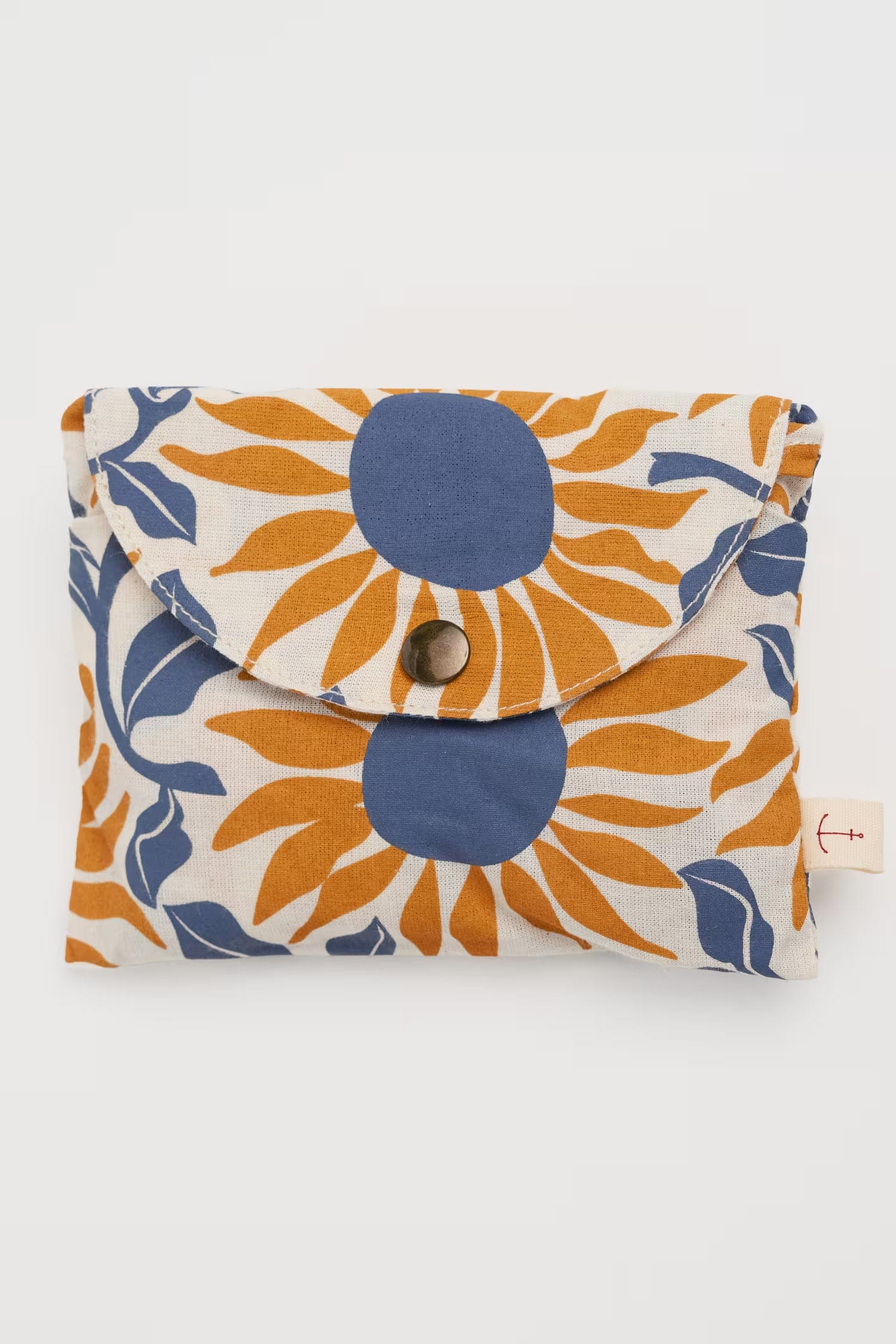 Foldaway Canvas Shopper - Bold Sunflower Daylily Ship - Image 2