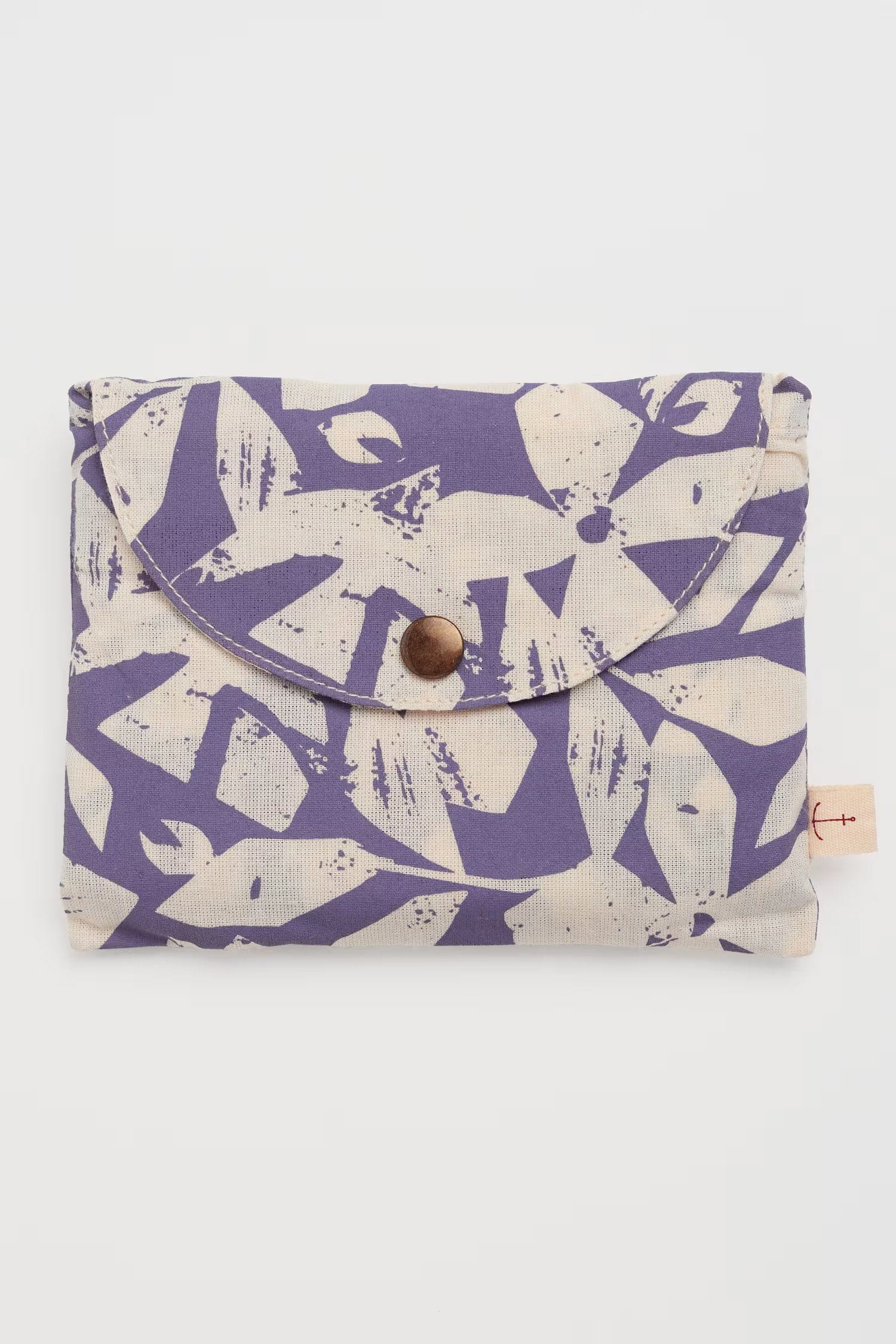 Foldaway Canvas Shopper - Headland Collage Echium - Image 2
