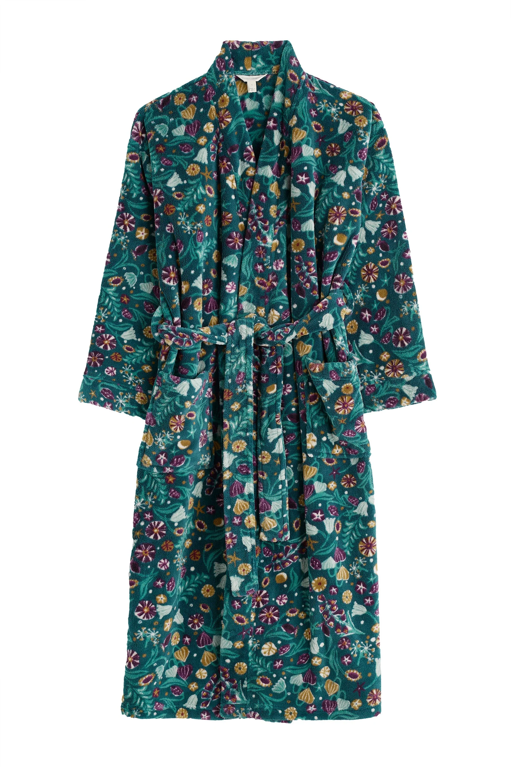 Hushing Dressing Gown - Illuminated Garden Dk Wreckage