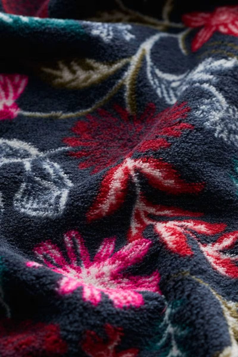 Hushing Dressing Gown - Woodblock Bloom Dahlia - Image 6